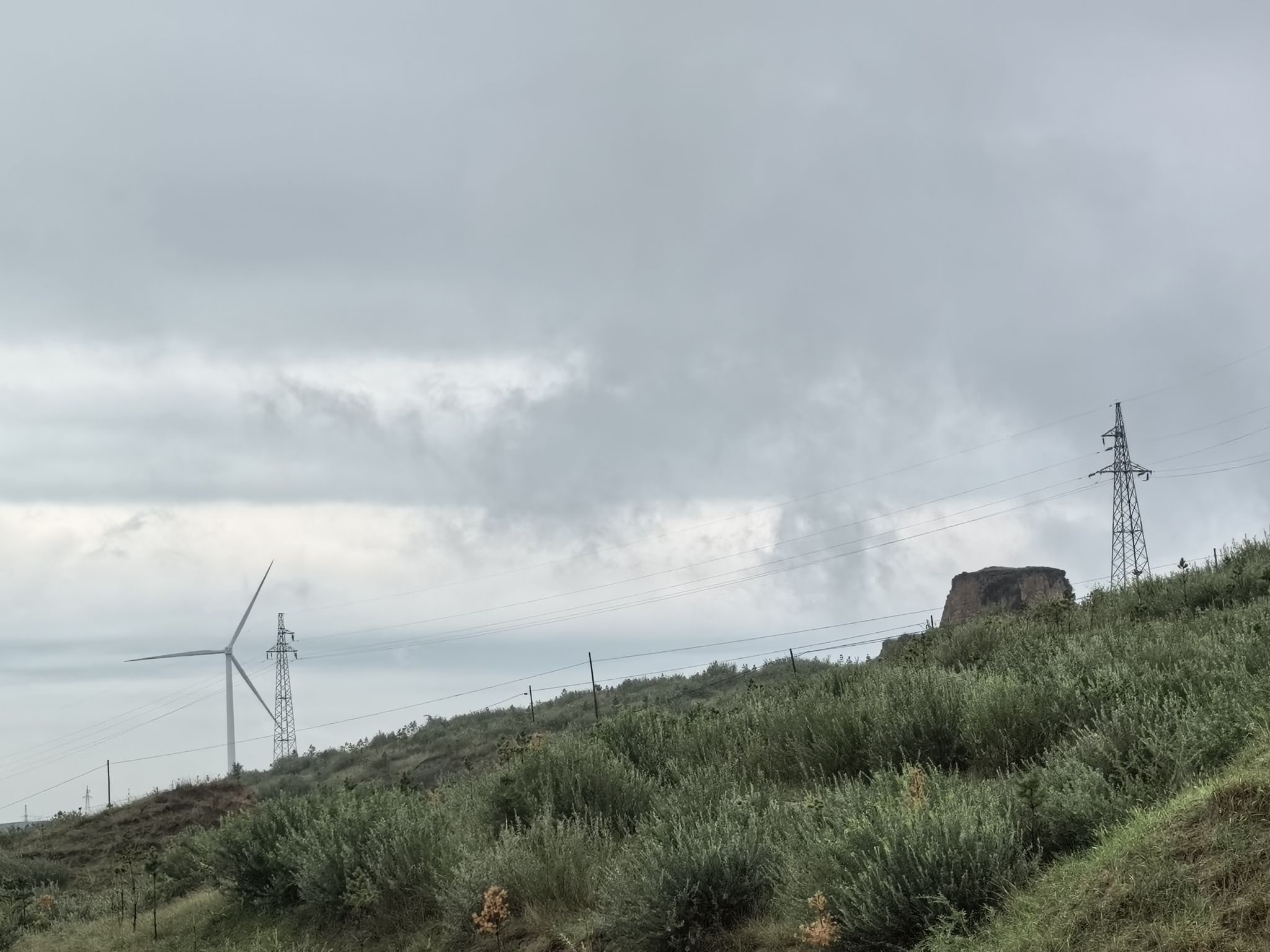 长城一号旅游公路-风力发电观景台旅行图片 2