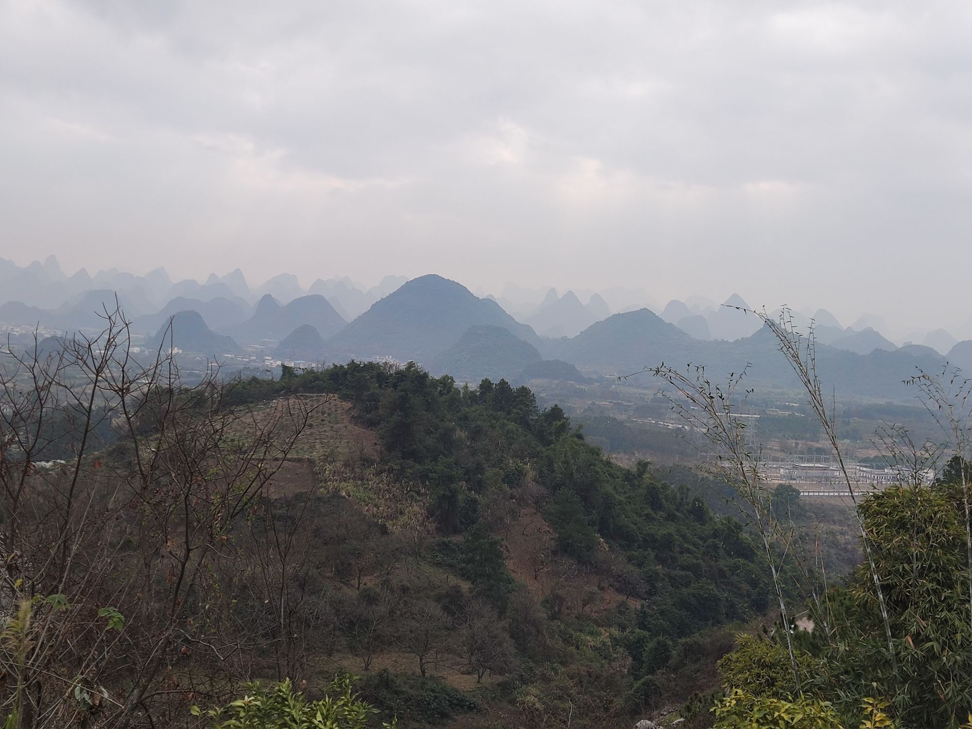 千里江山图大型水墨画打卡地旅行图片 2