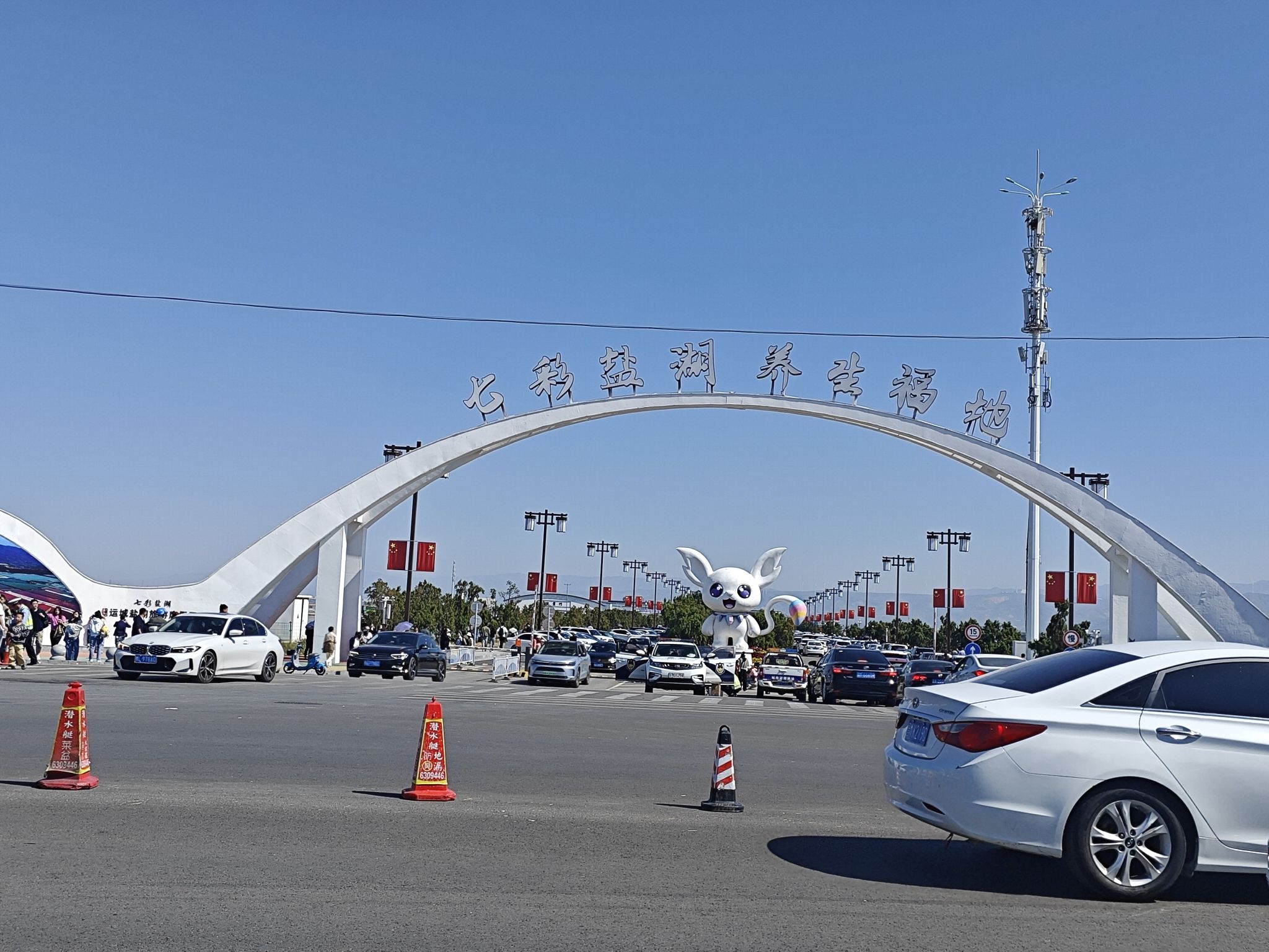 盐池006号路灯打卡点旅行图片 2