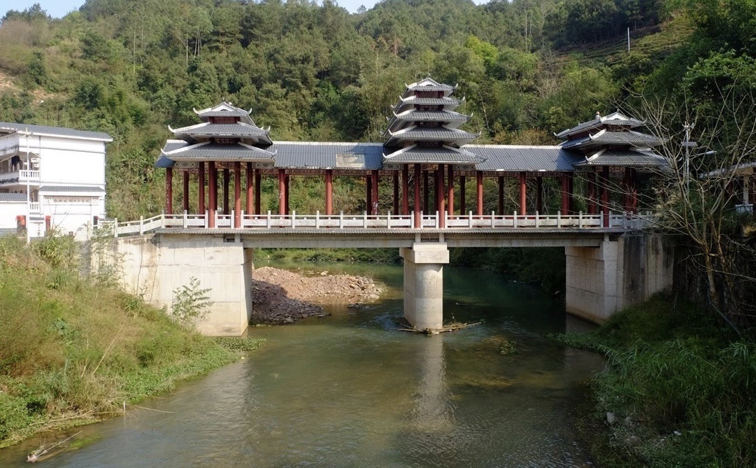 仙回瑶族乡桂花河风雨桥旅行图片 3