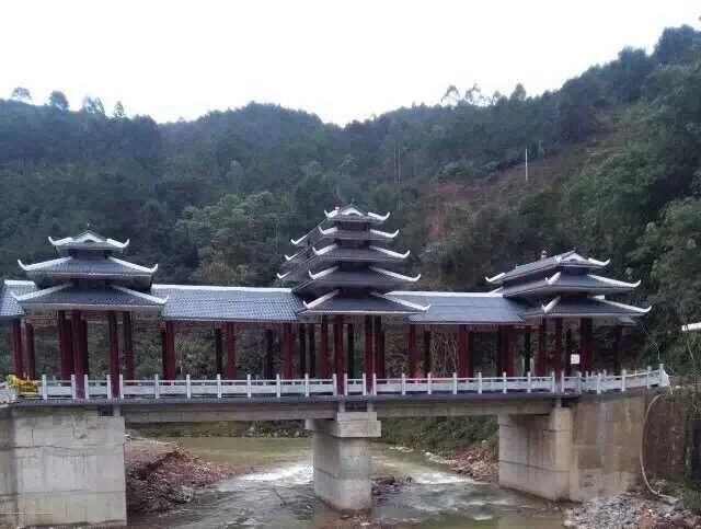 仙回瑶族乡桂花河风雨桥旅行图片 1