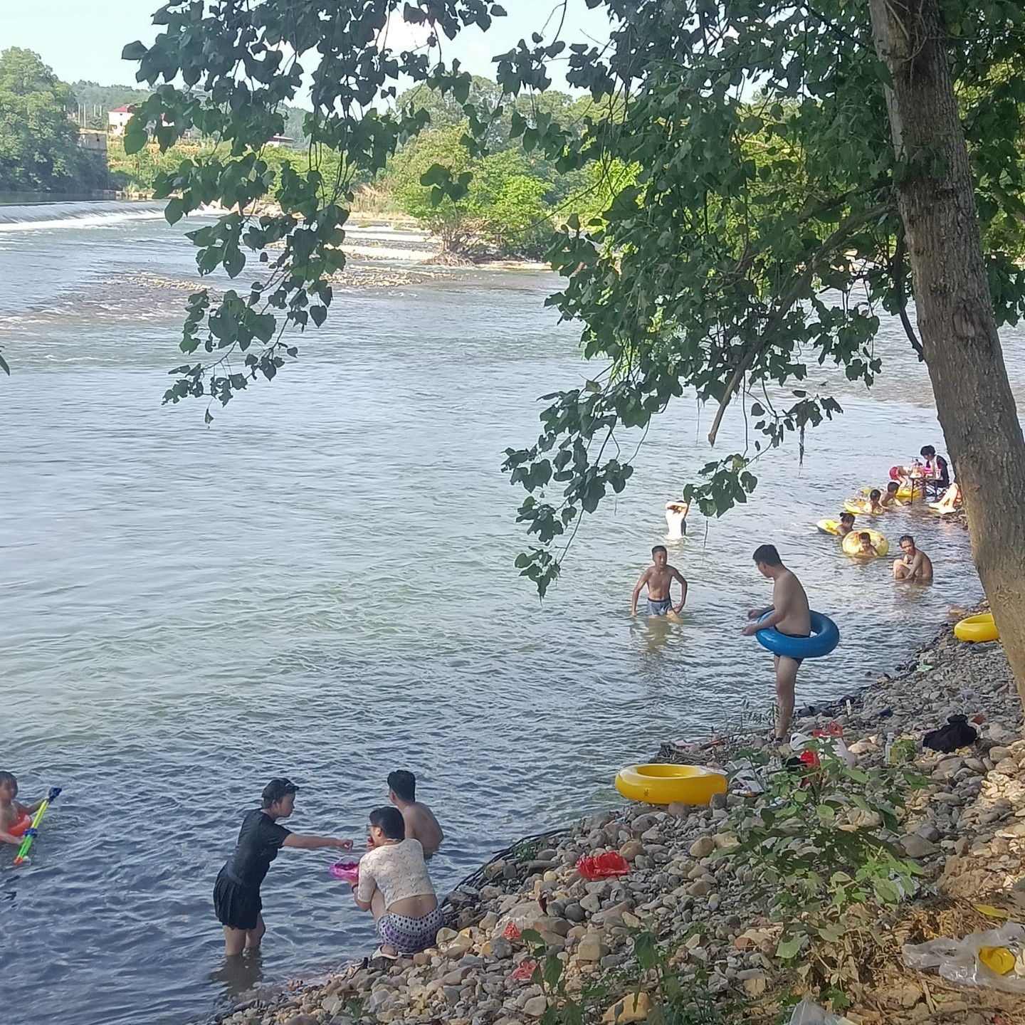 花溪村财狗坝天然浴场旅行图片 3