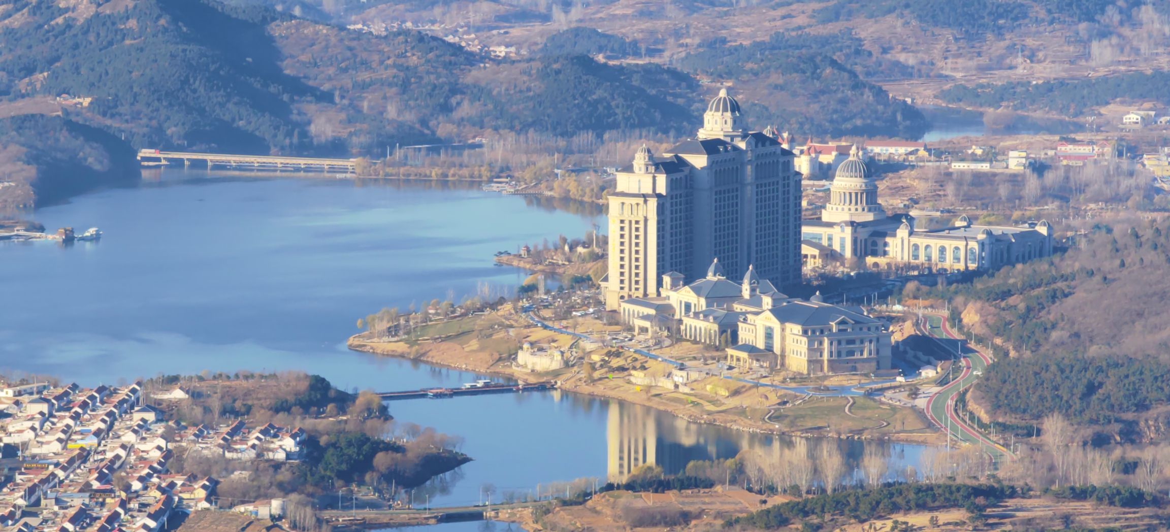 雪野水库最佳观景台旅行图片 2