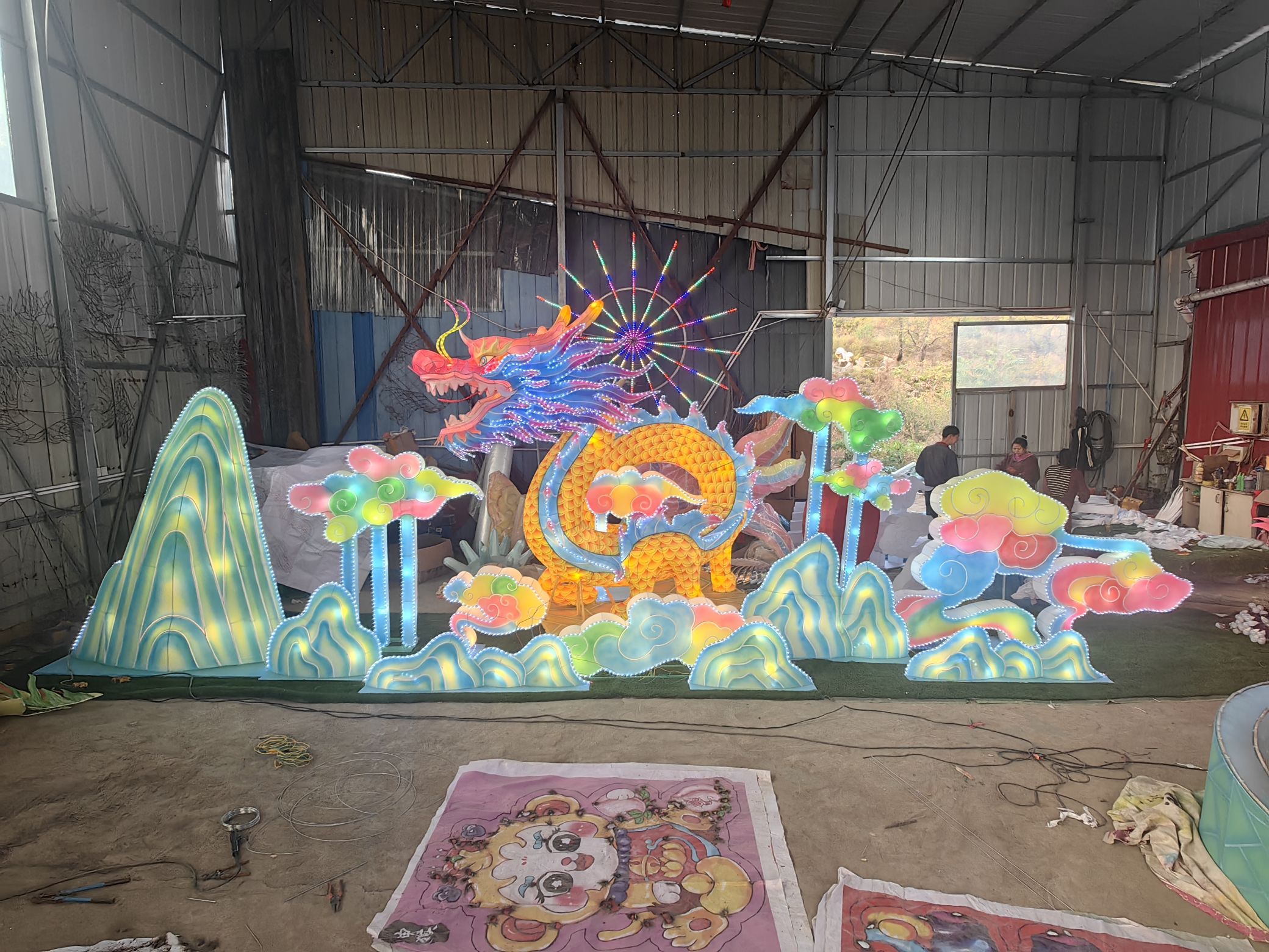 山西龙凤花灯彩灯制作基地(太原店)