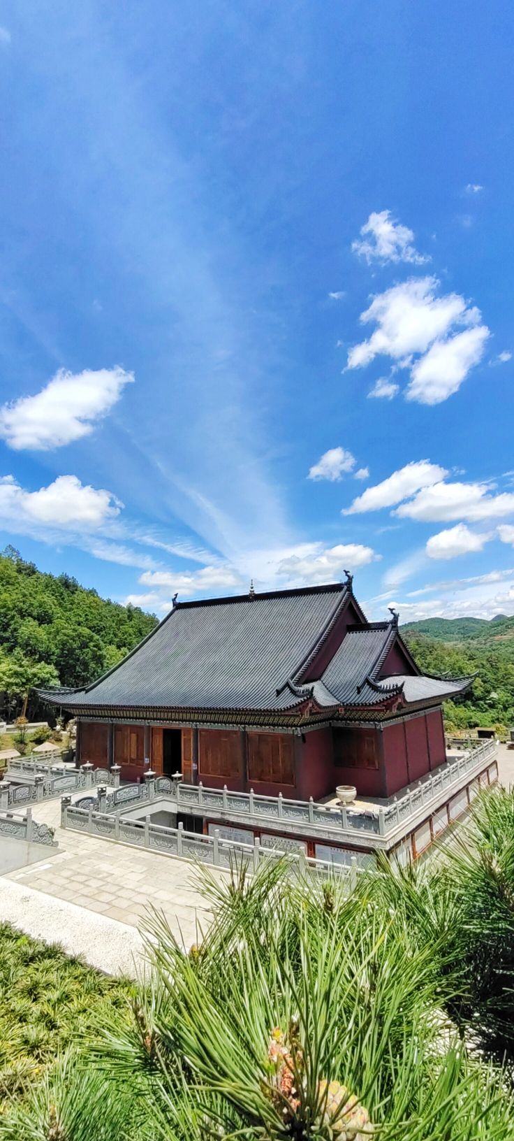六盘寺实景照片