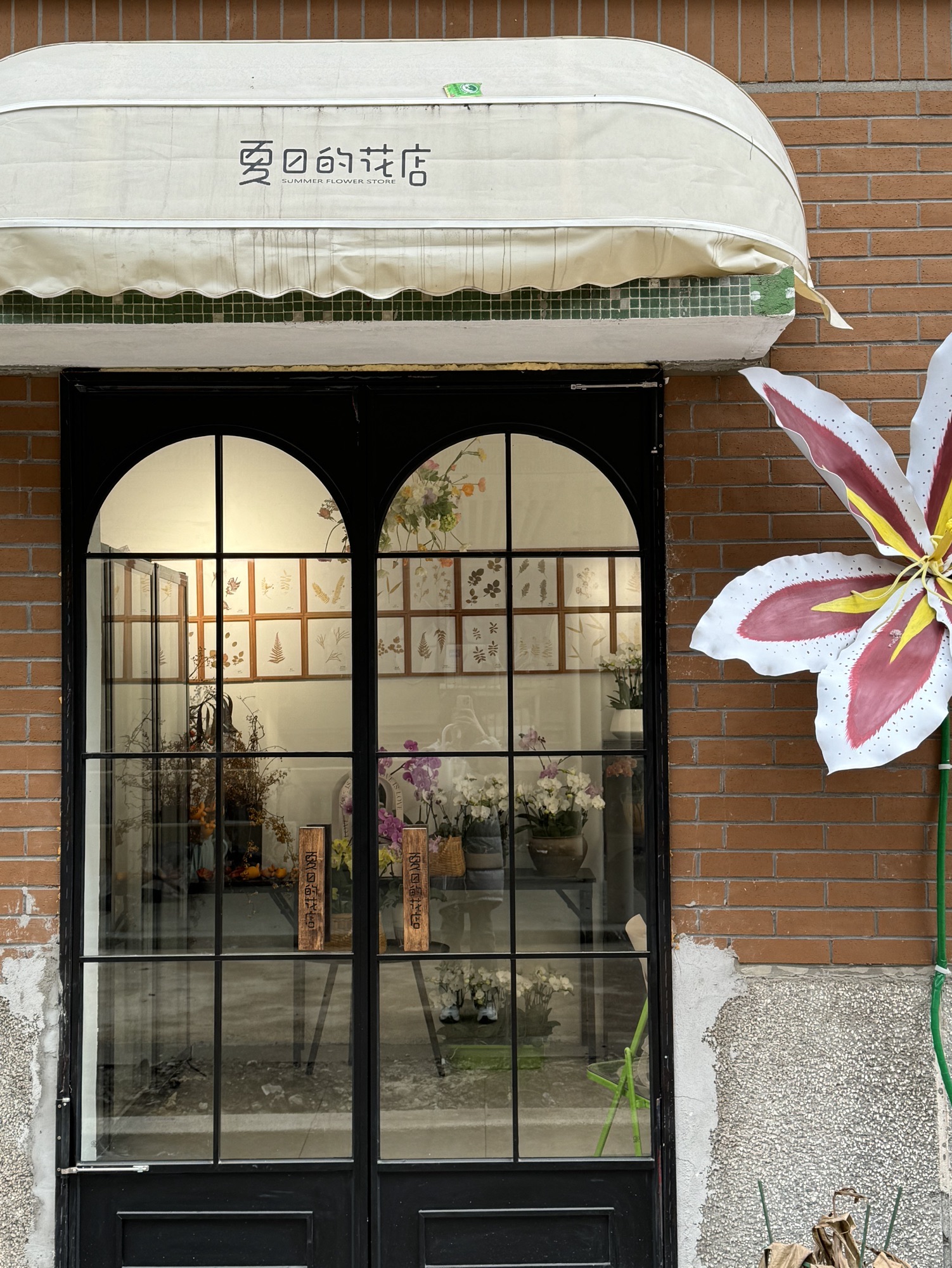 夏日的花店