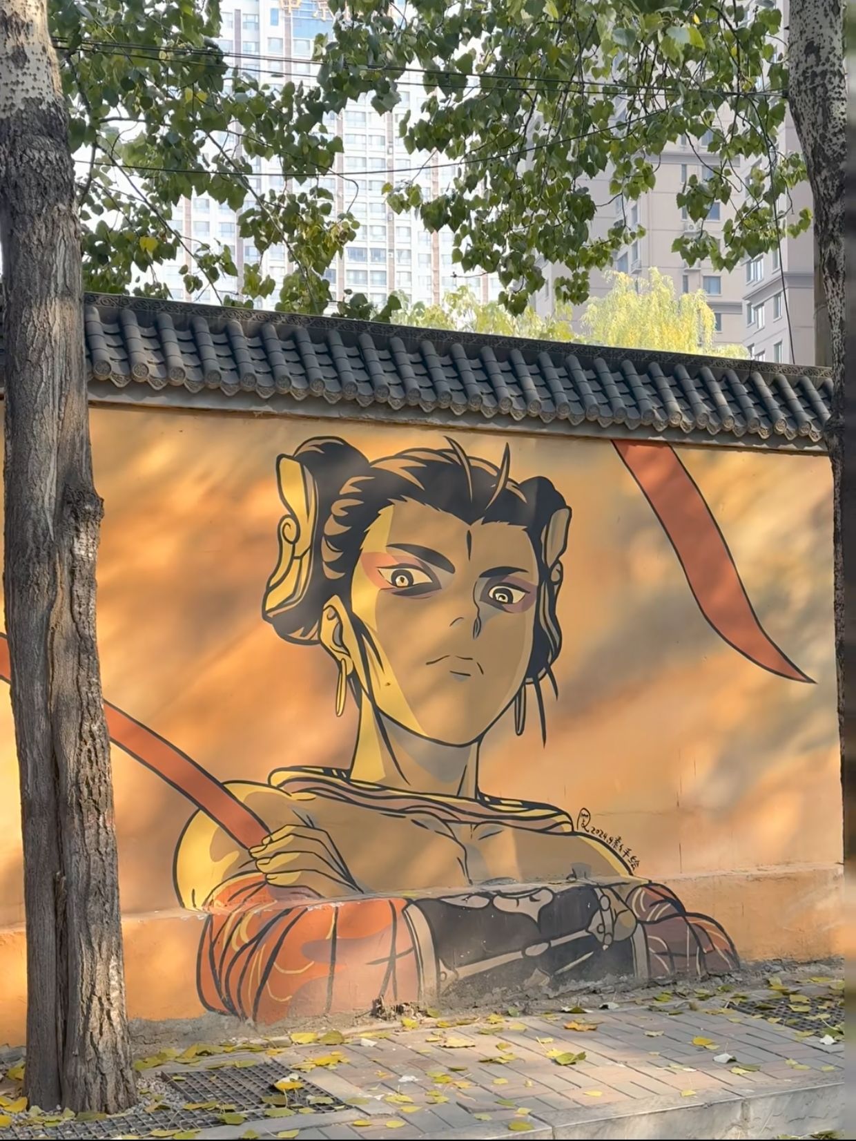 黑神话悟空墙绘旅行图片 3