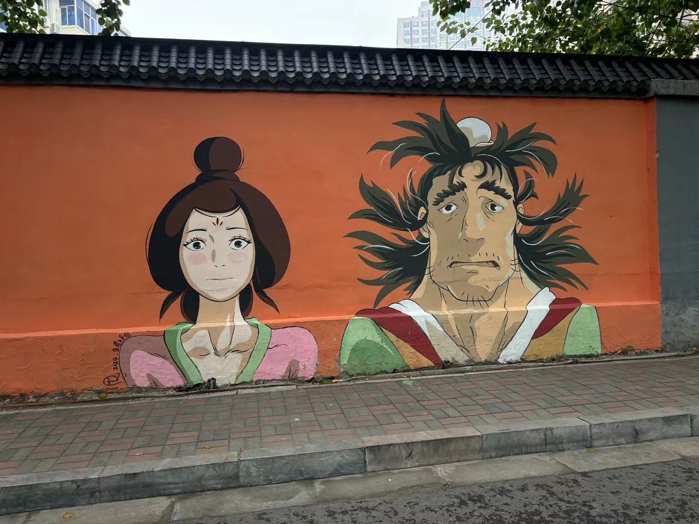 黑神话悟空墙绘旅行图片 2