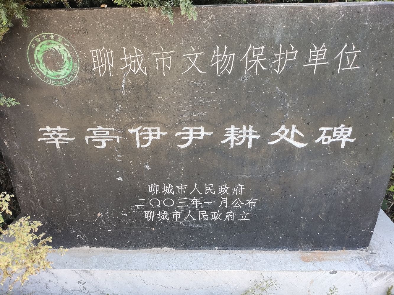 莘亭伊尹耕处碑旅行图片 1
