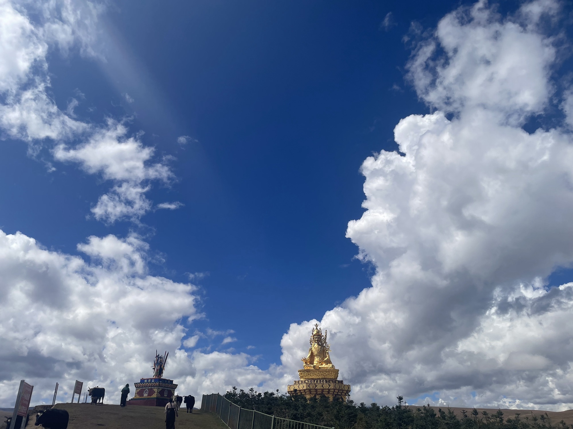 亚青寺观景平台旅行图片 2