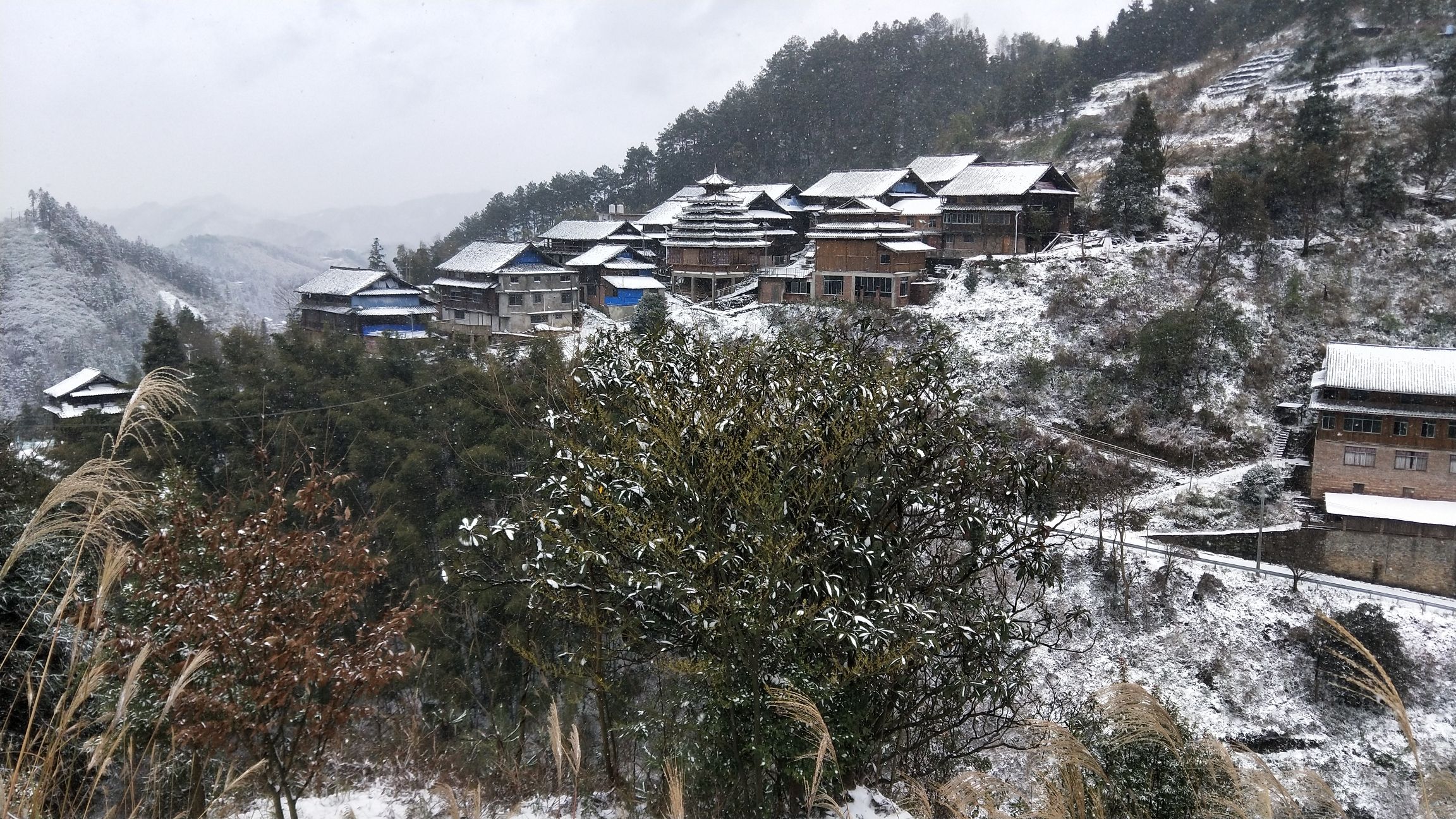 大培山侗寨景区观光台三旅行图片 1