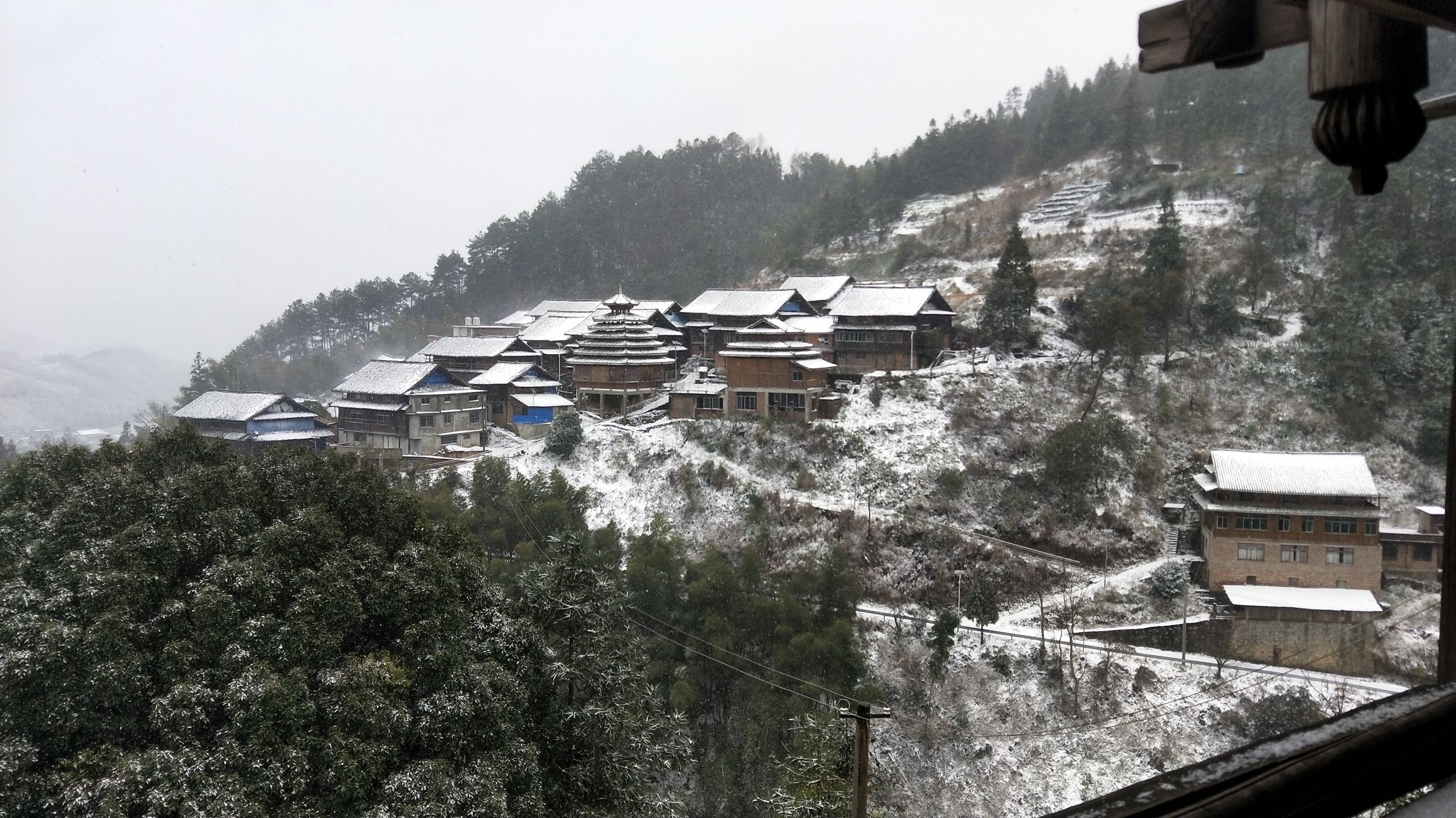 大培山侗寨景区观光台三旅行图片 2