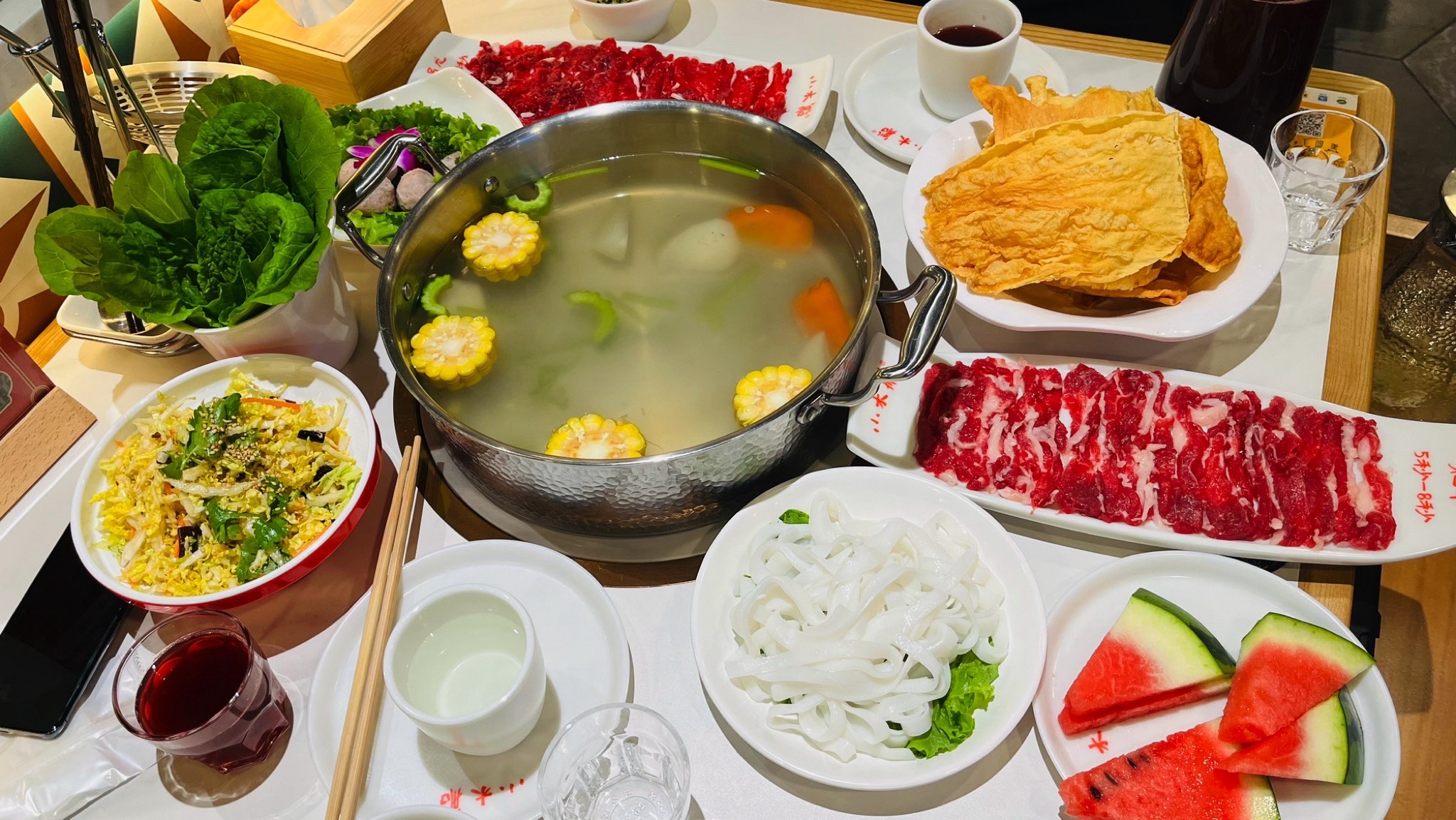小木船潮汕牛肉火锅(新源里店)