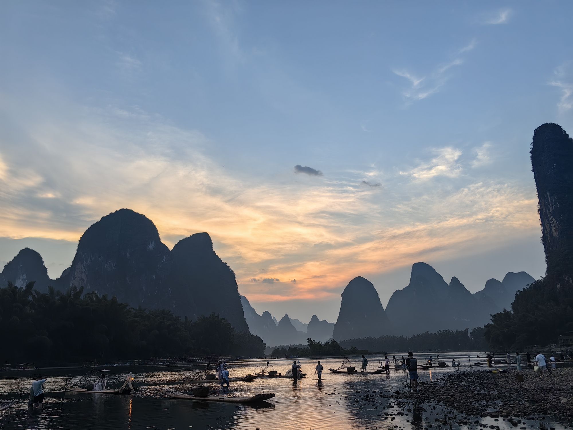 网红鸬鹚老爷爷打卡地旅行图片 2