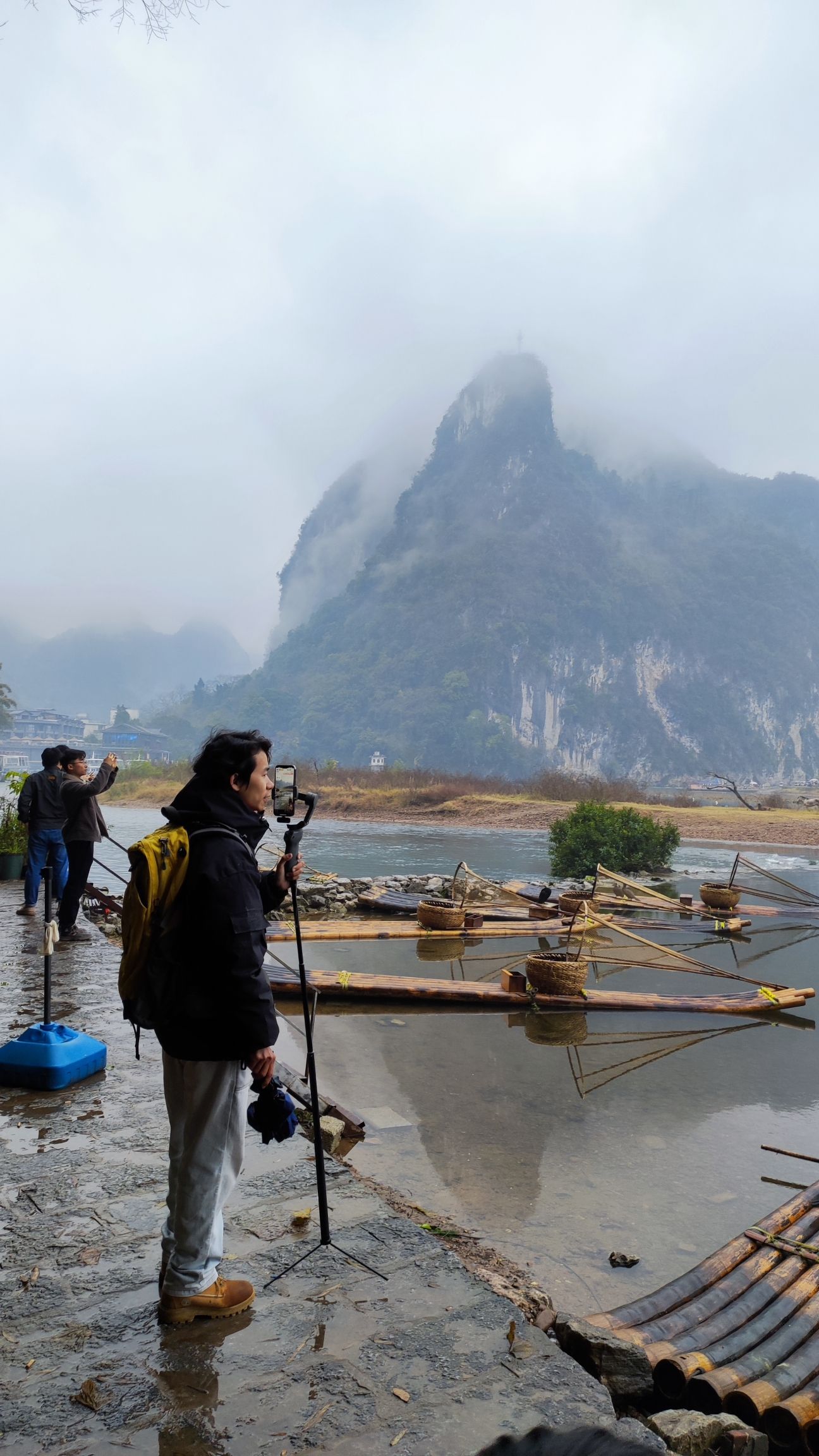网红鸬鹚老爷爷打卡地旅行图片 2