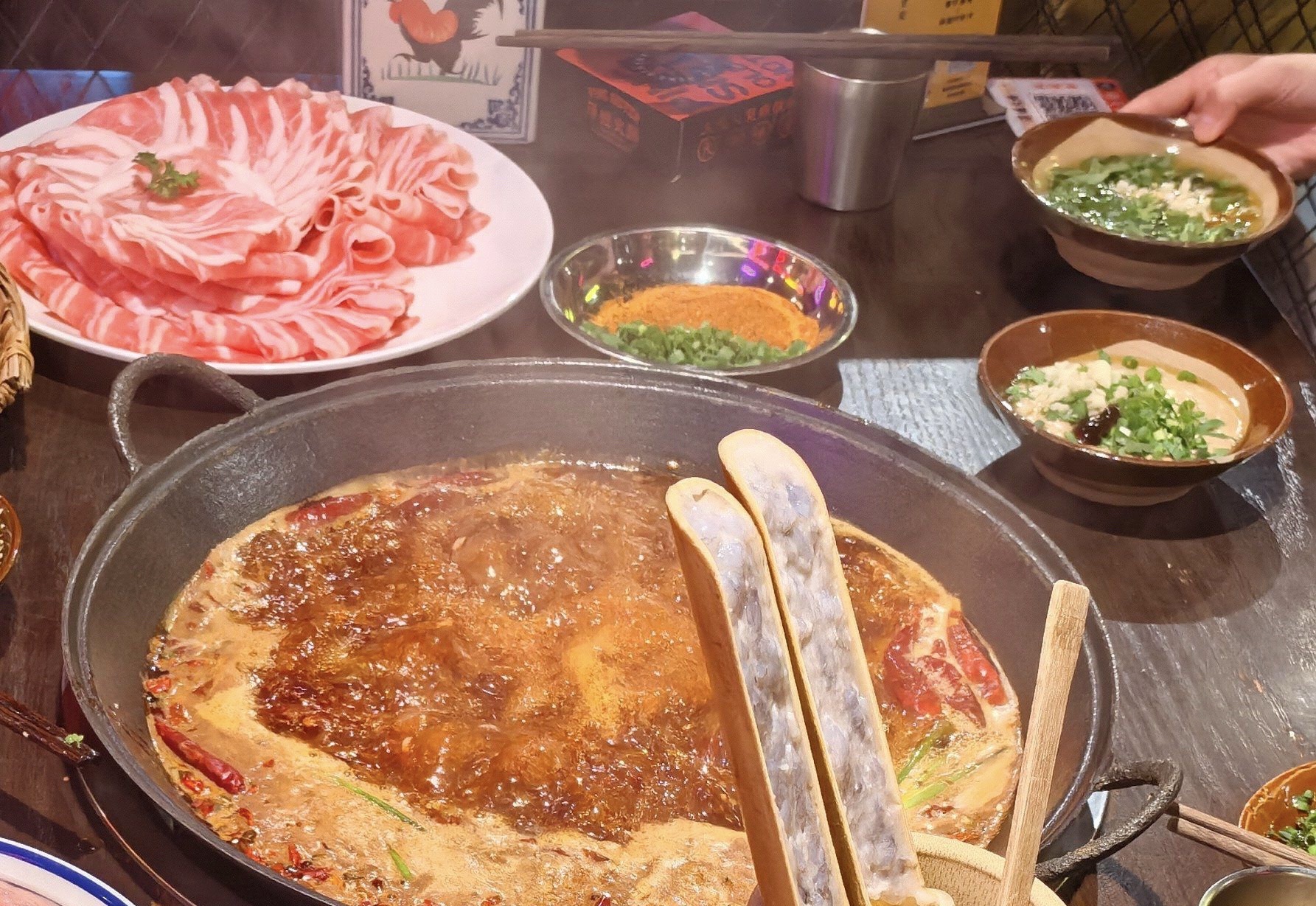 马壮重庆街边老火锅门店外观