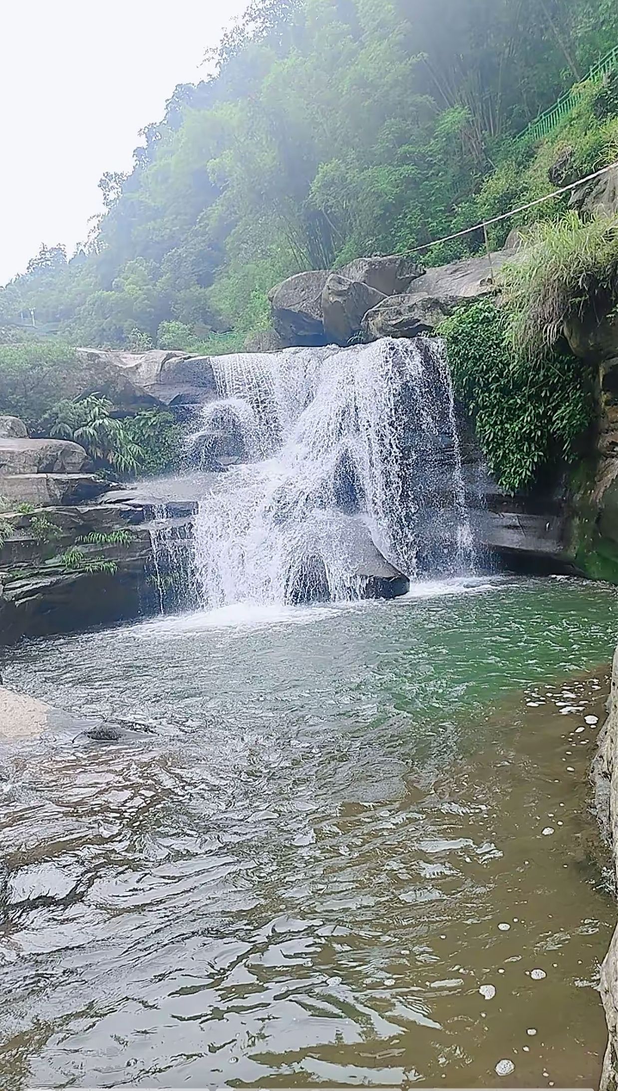 西部龙神沟彩虹吊桥旅行图片 2