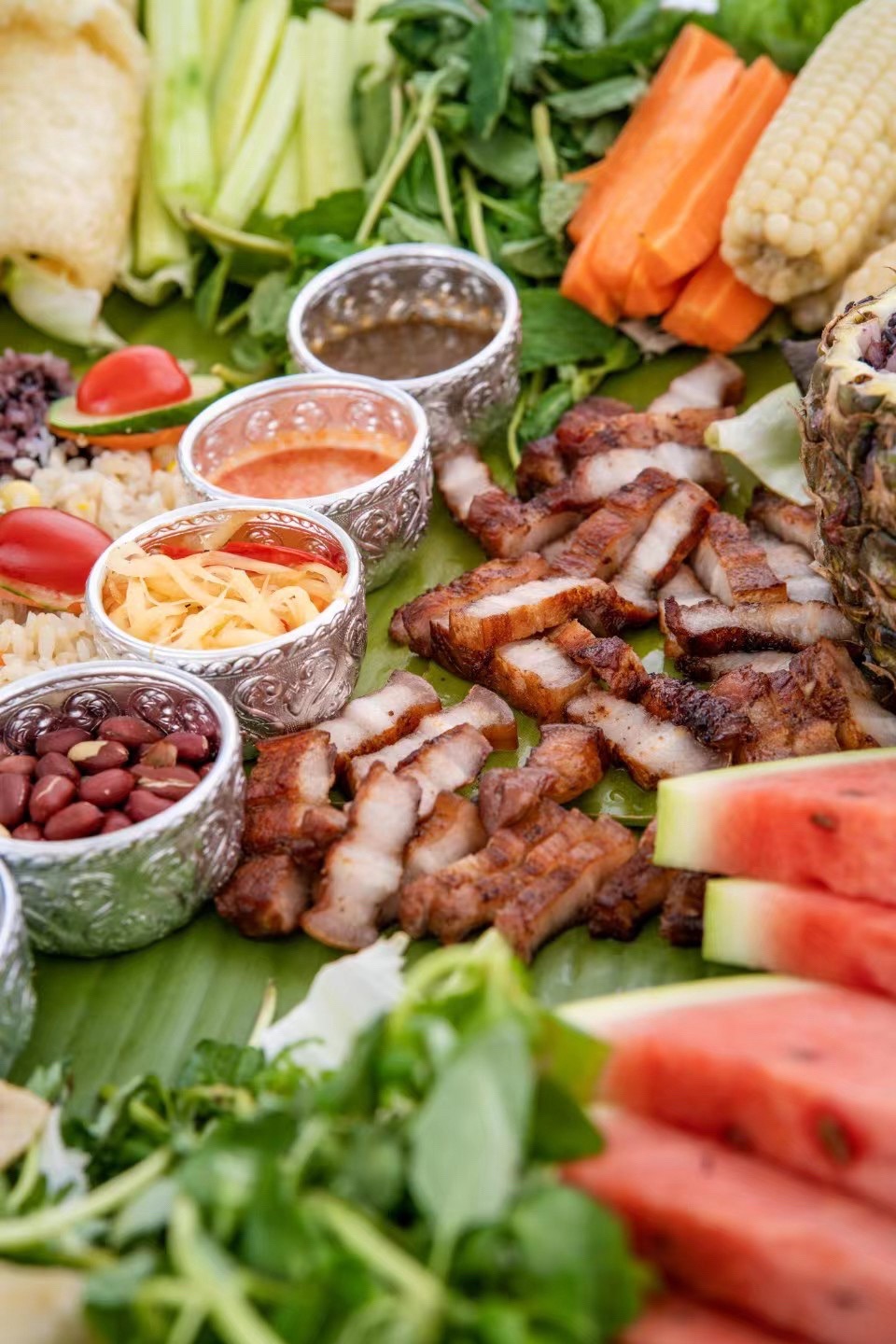 卷鼻象·孔雀宴手抓饭傣味·江景餐厅