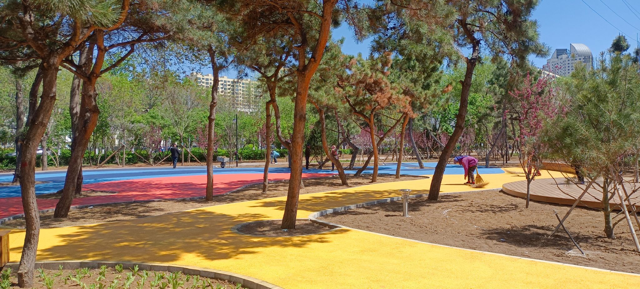 建设大街带状休闲体育公园旅行图片 2