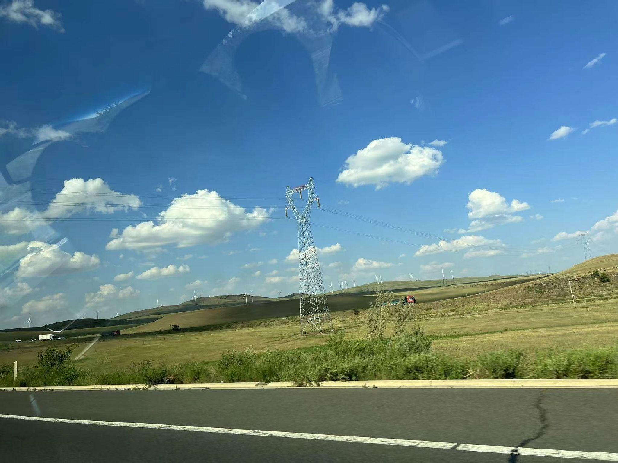 西乌珠穆沁旗草原99号公路起点旅行图片 2