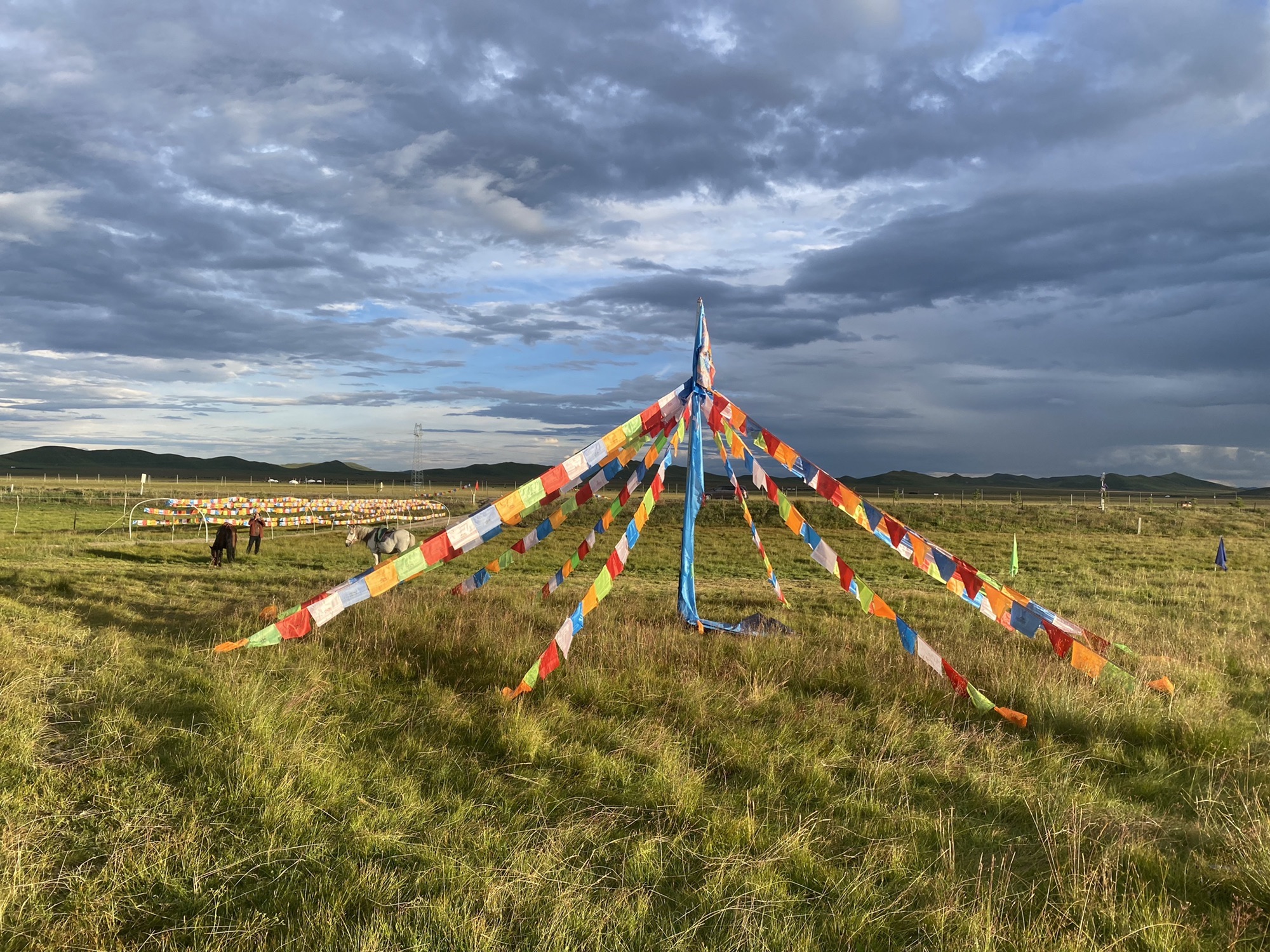 若尔盖黄河河曲马骑马场