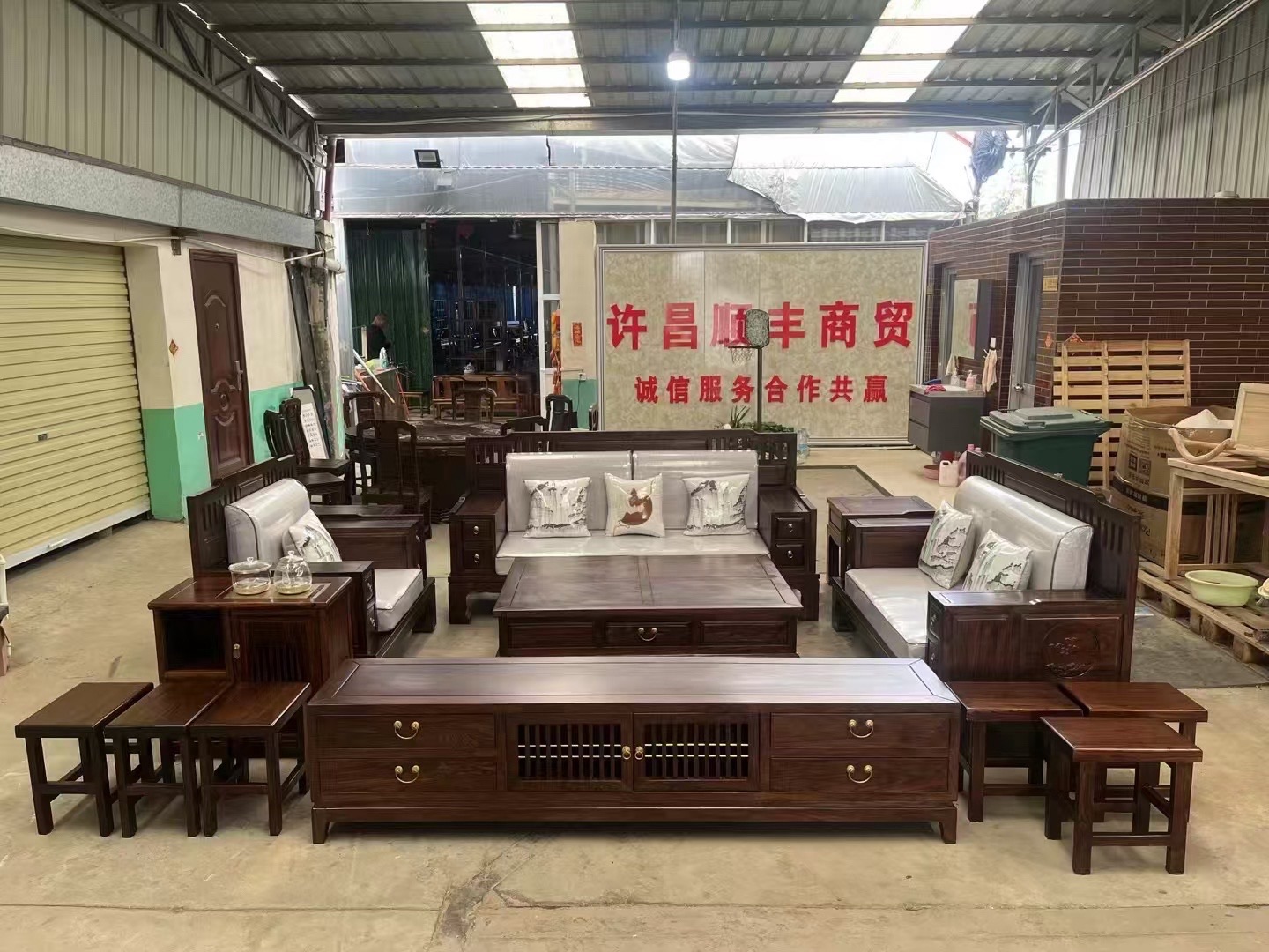 许昌沛冉木业实木古典家具茶桌