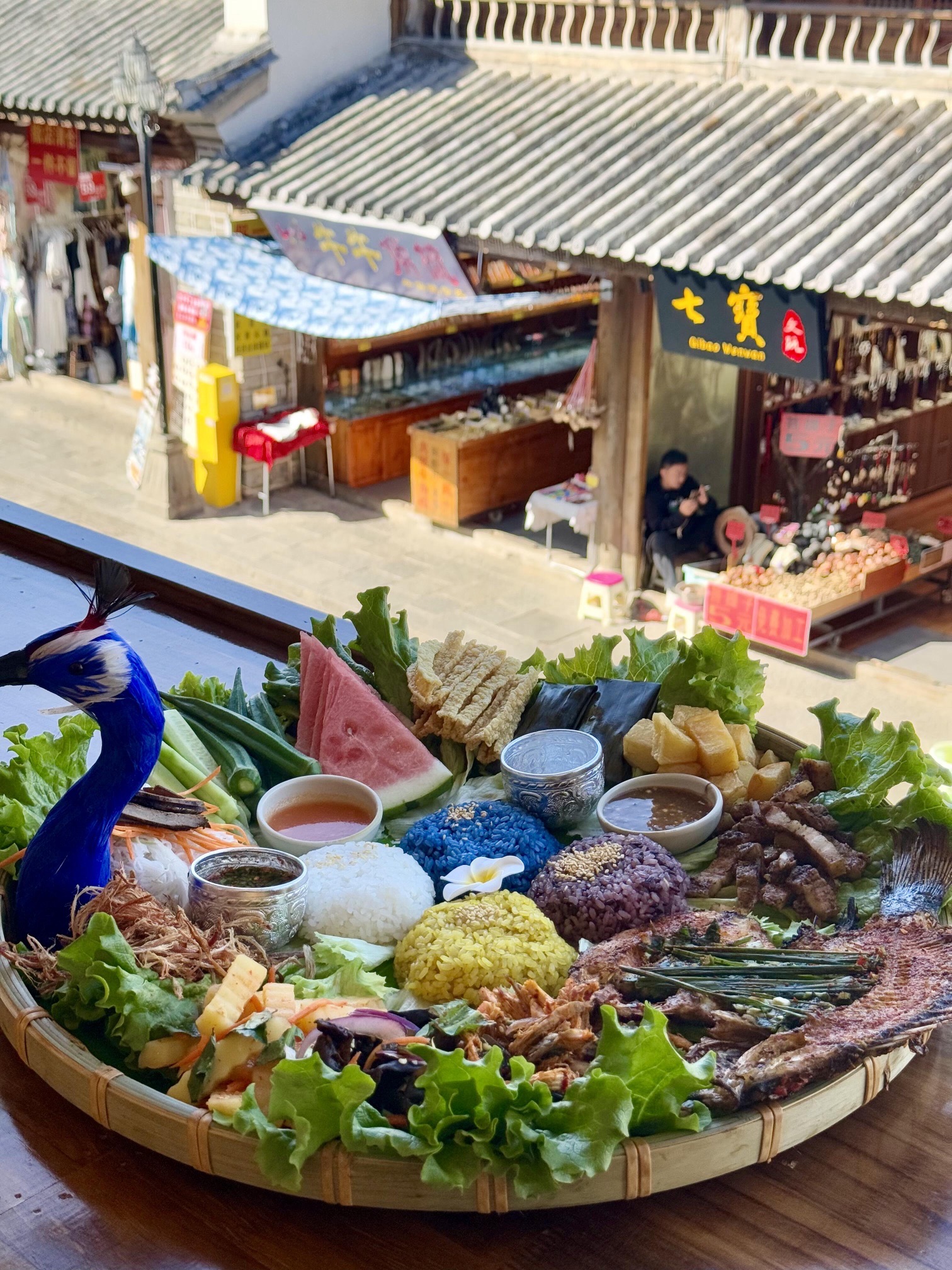 傣家小院·傣族风味花园餐厅·手抓饭(人民路店)