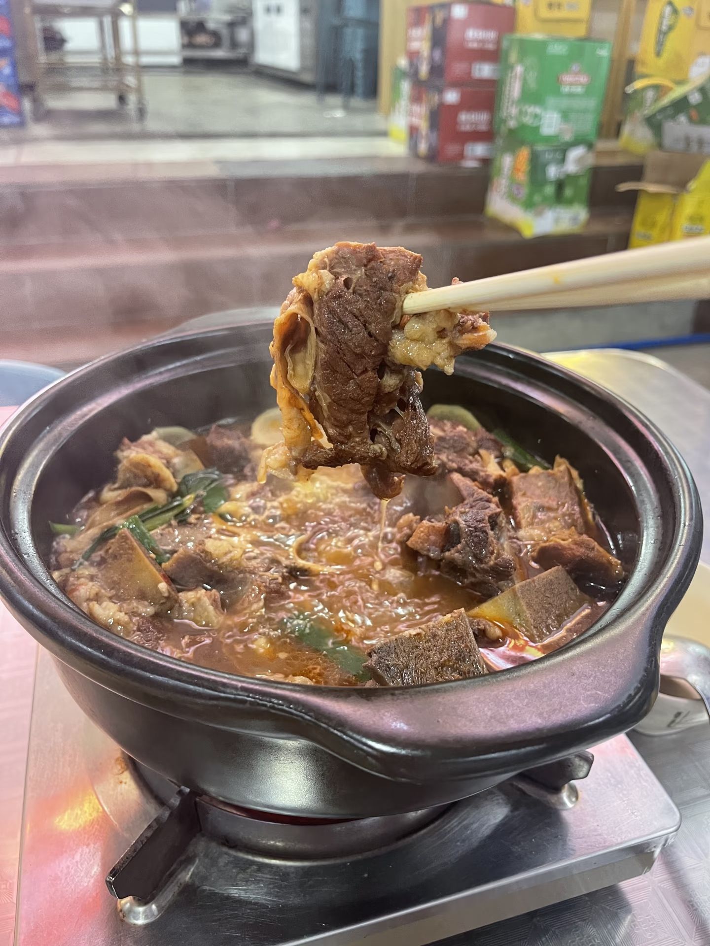 夜猫排挡地摊牛排锅