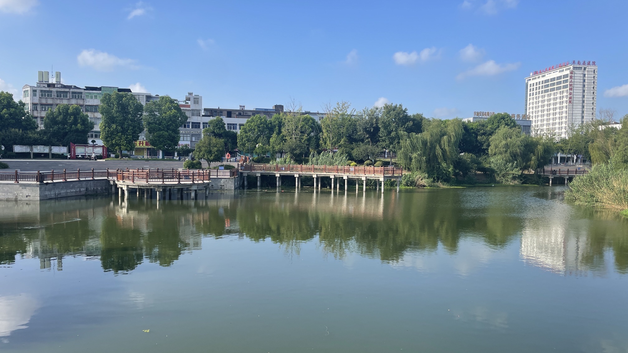 阜南解放社区高杆灯公园旅行图片 2