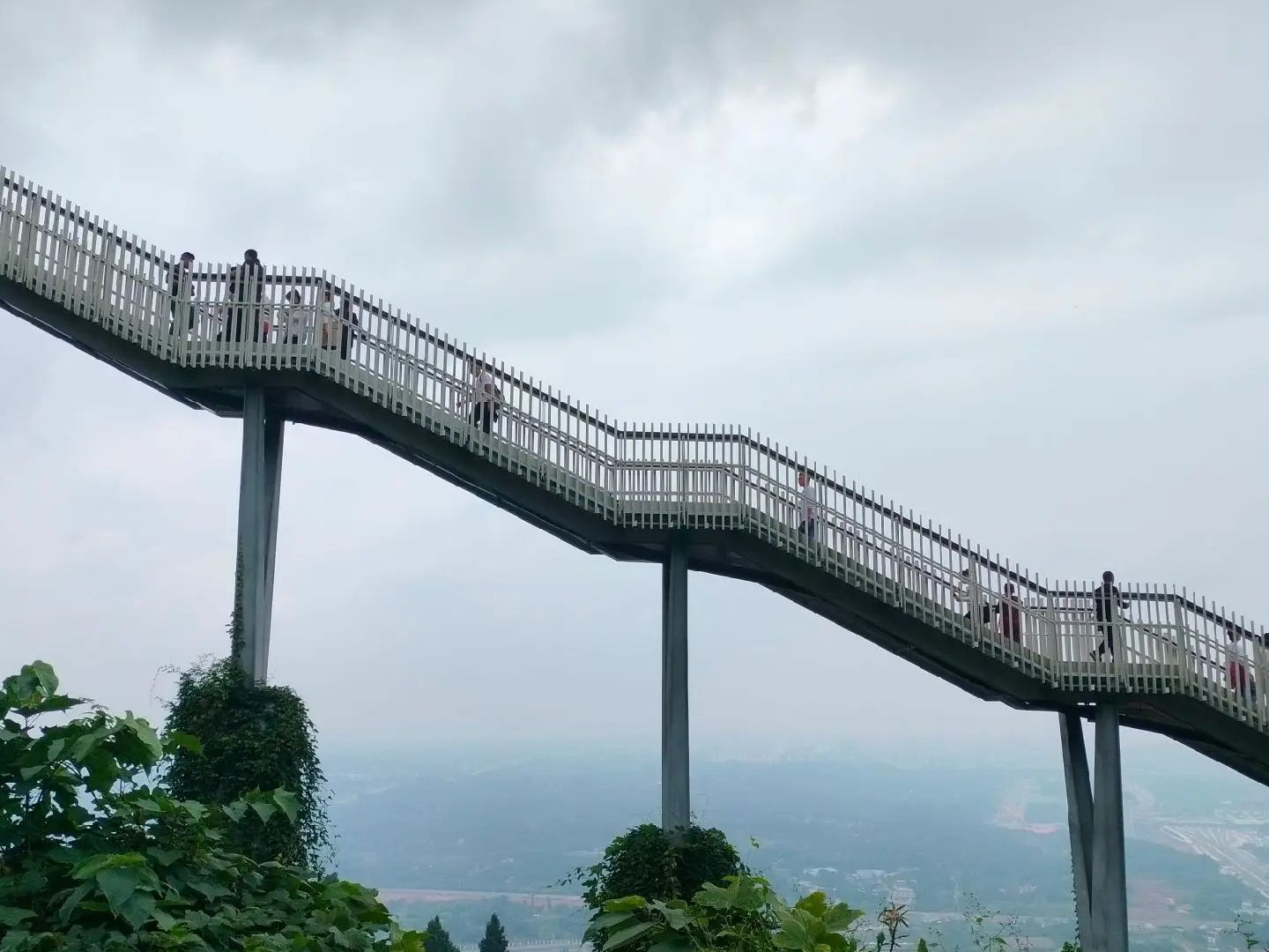 天府新区合江玻璃栈道旅行图片 2