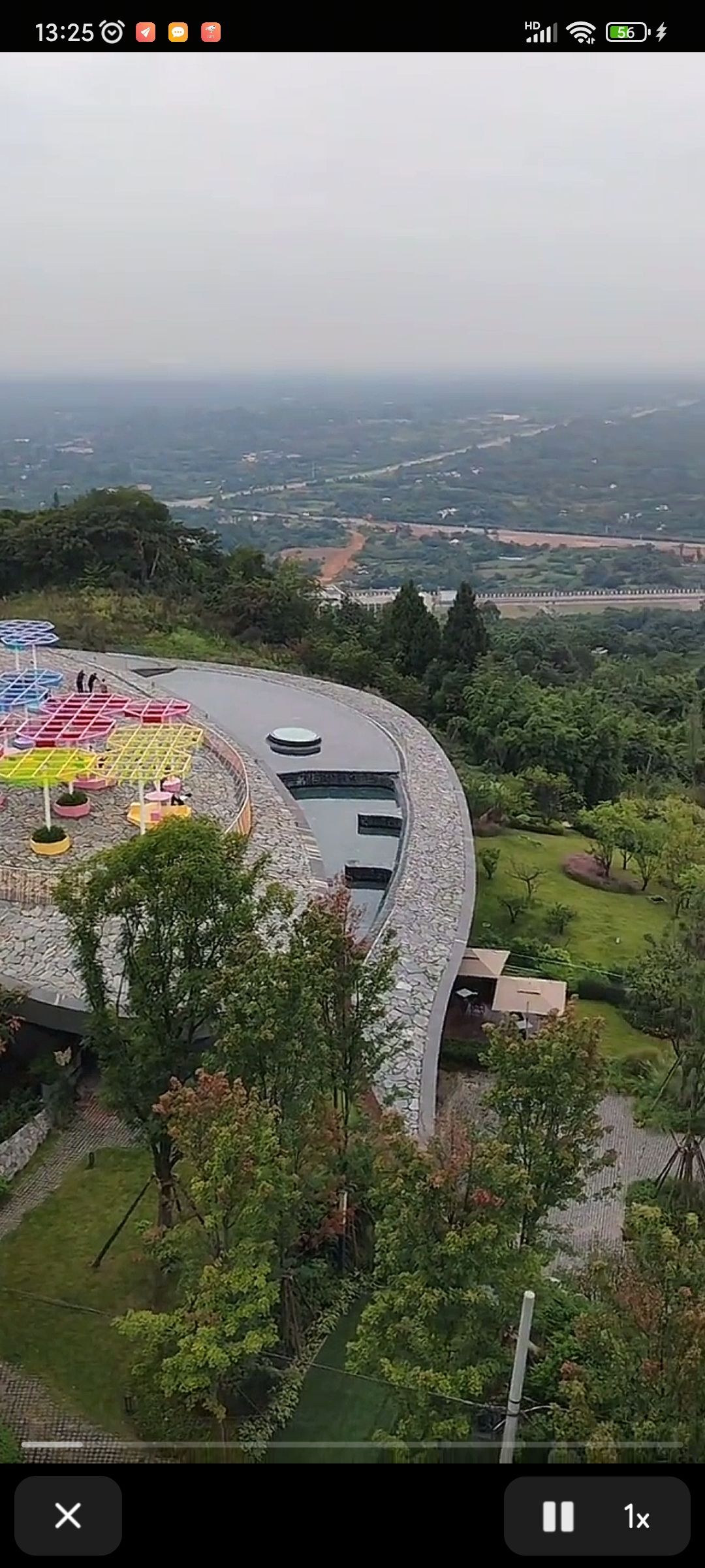 天府新区合江玻璃栈道旅行图片 2