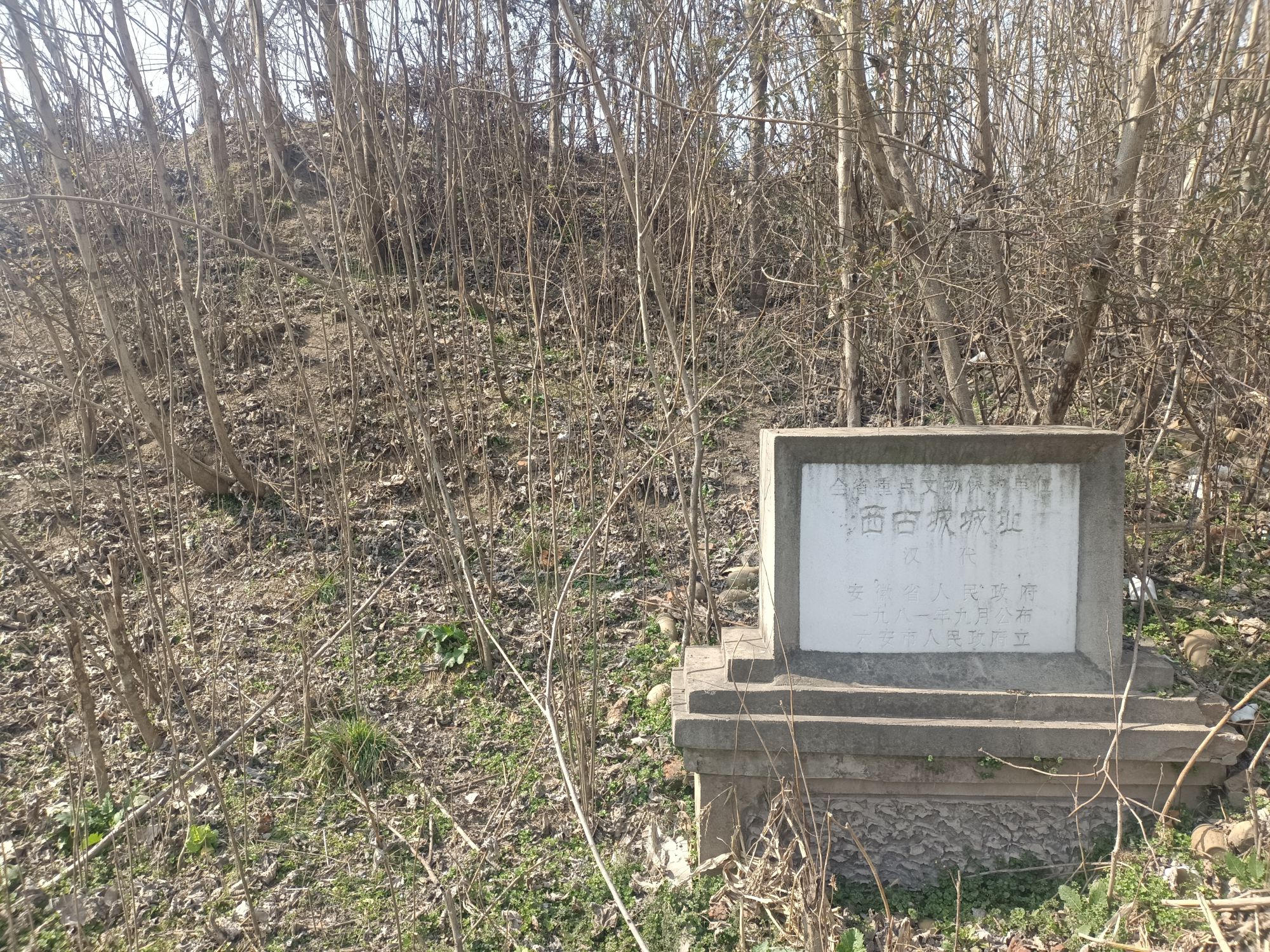 六安西古城遗址旅行图片 2
