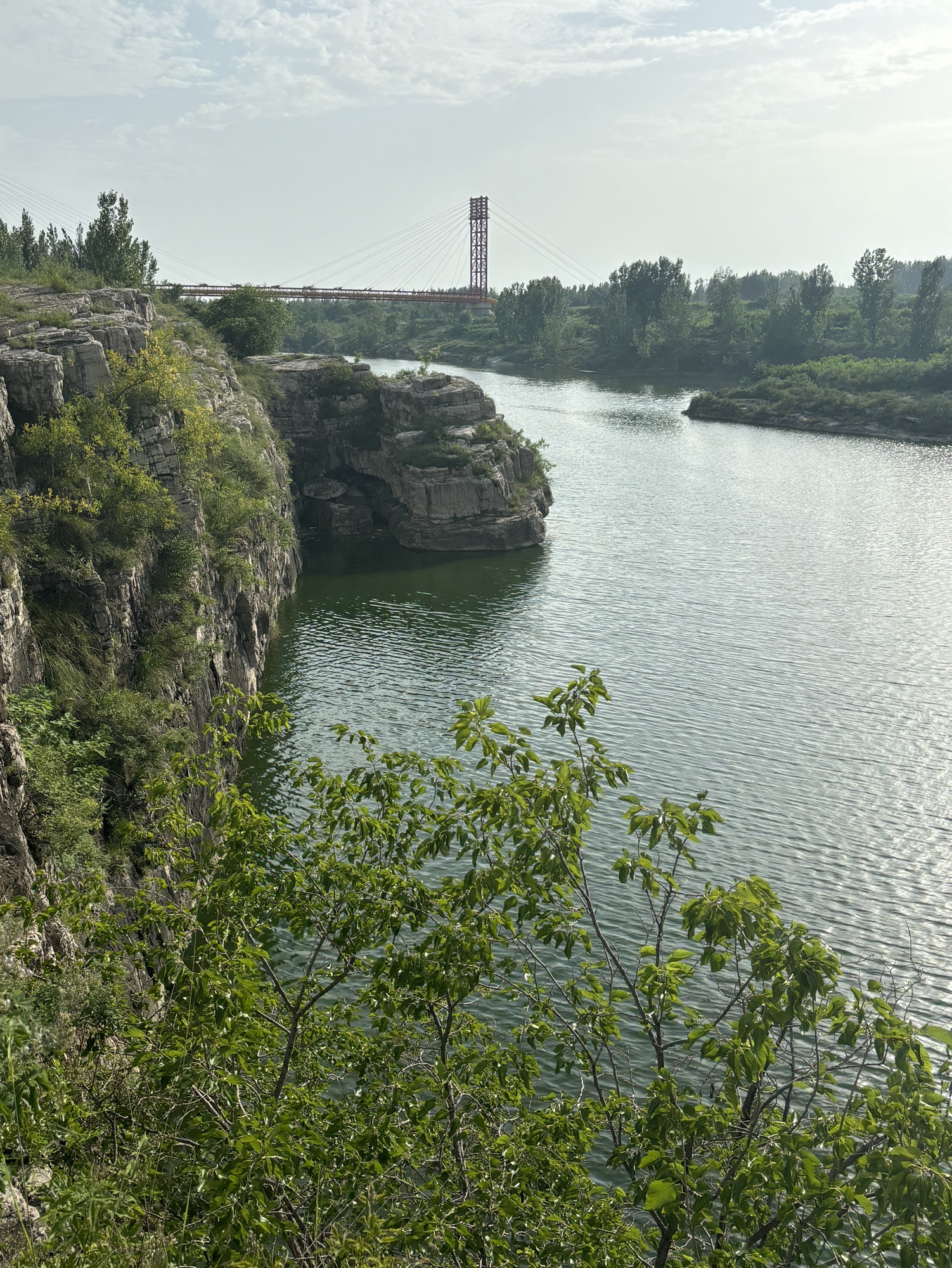 放城小三峡孔子观川处旅行图片 1