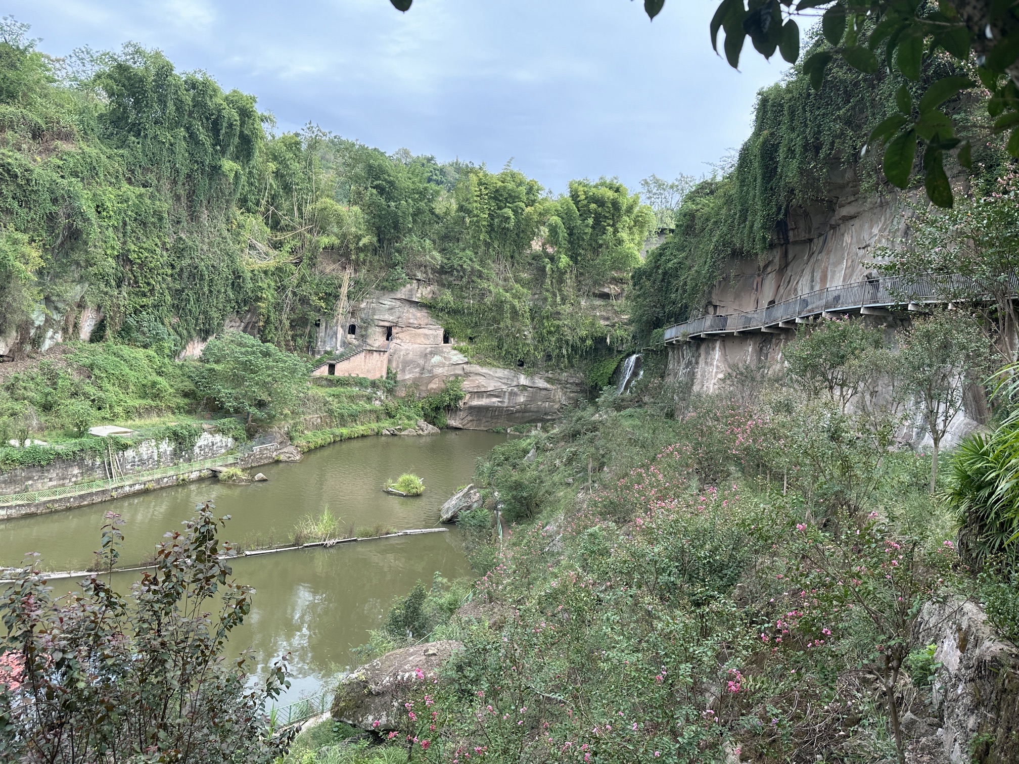 阳河塘瀑布旅行图片 1