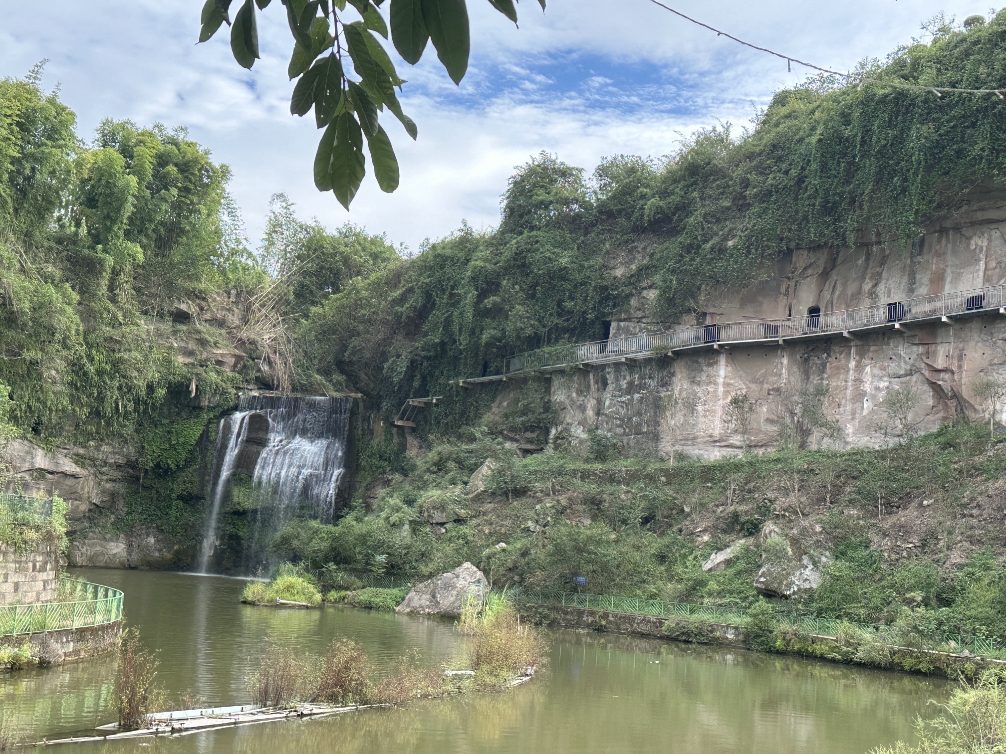 阳河塘瀑布旅行图片 2