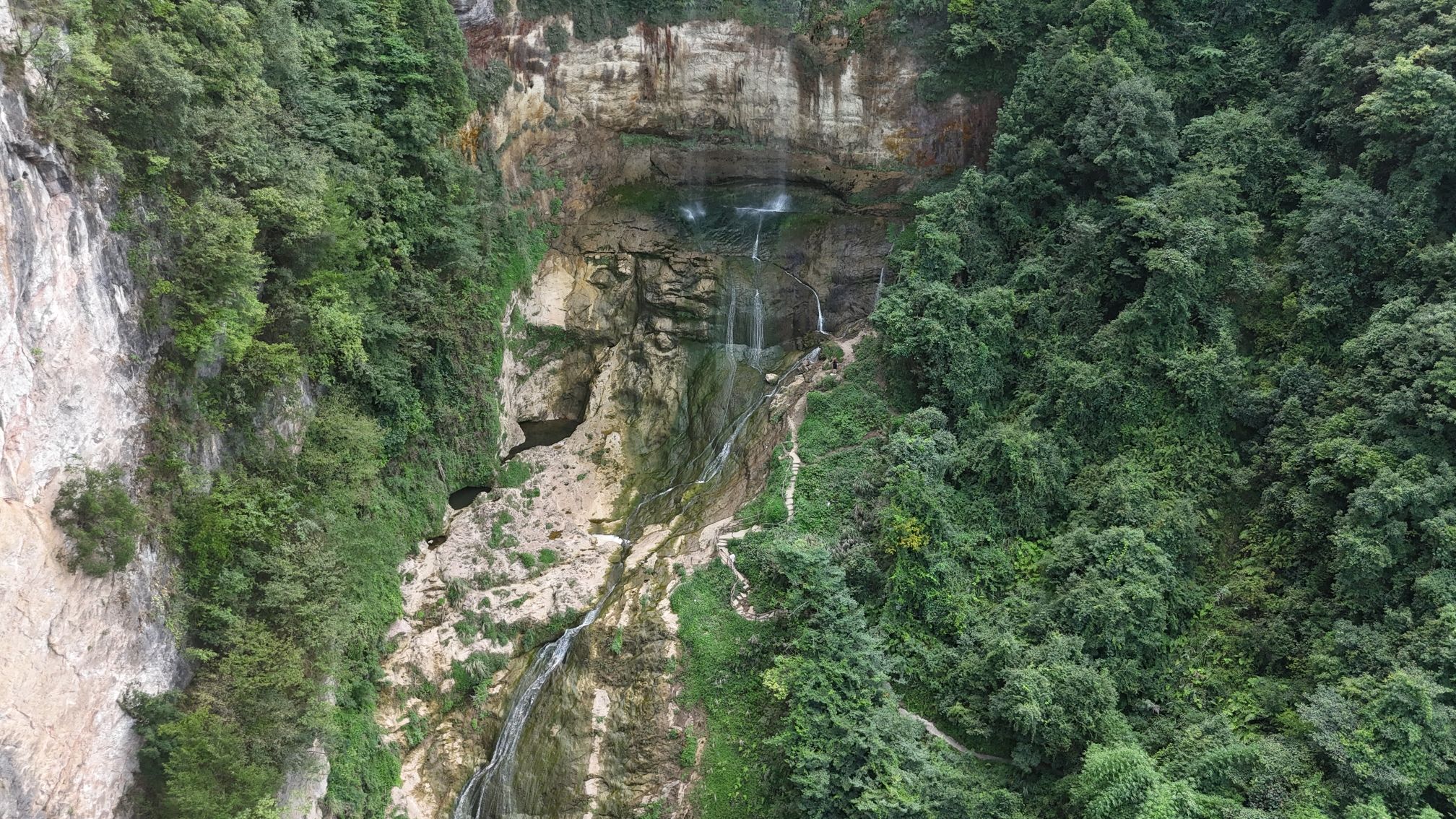 黄连村瀑布旅行图片 2