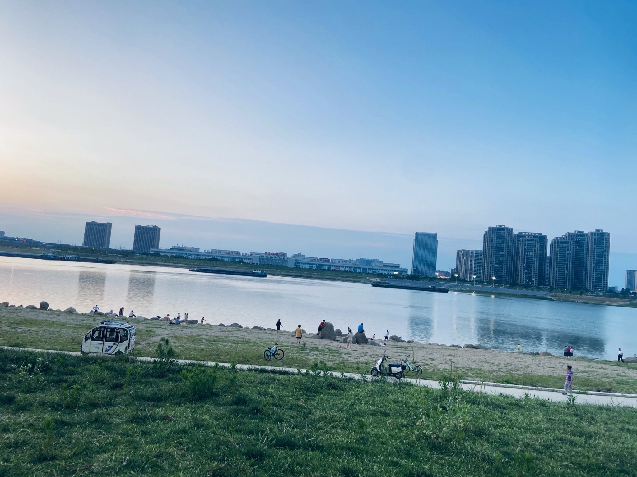 淮河大桥娱乐沙滩旅行图片 1