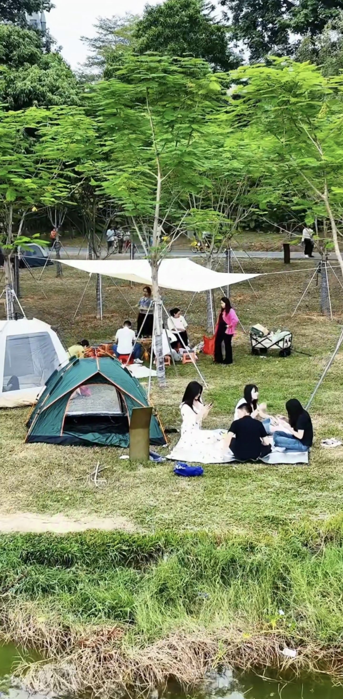 东莞市松山湖宝陂村露营地