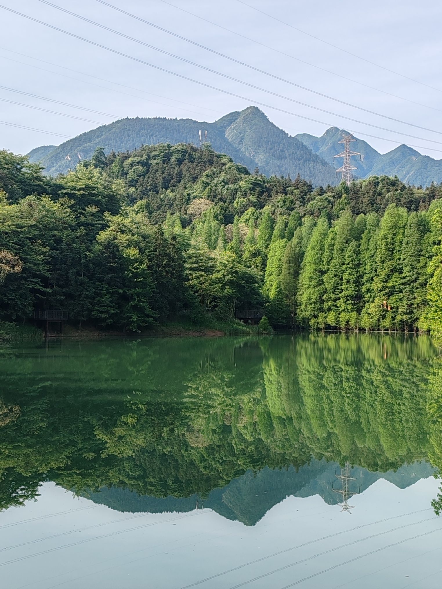 天花井森林公园-水库