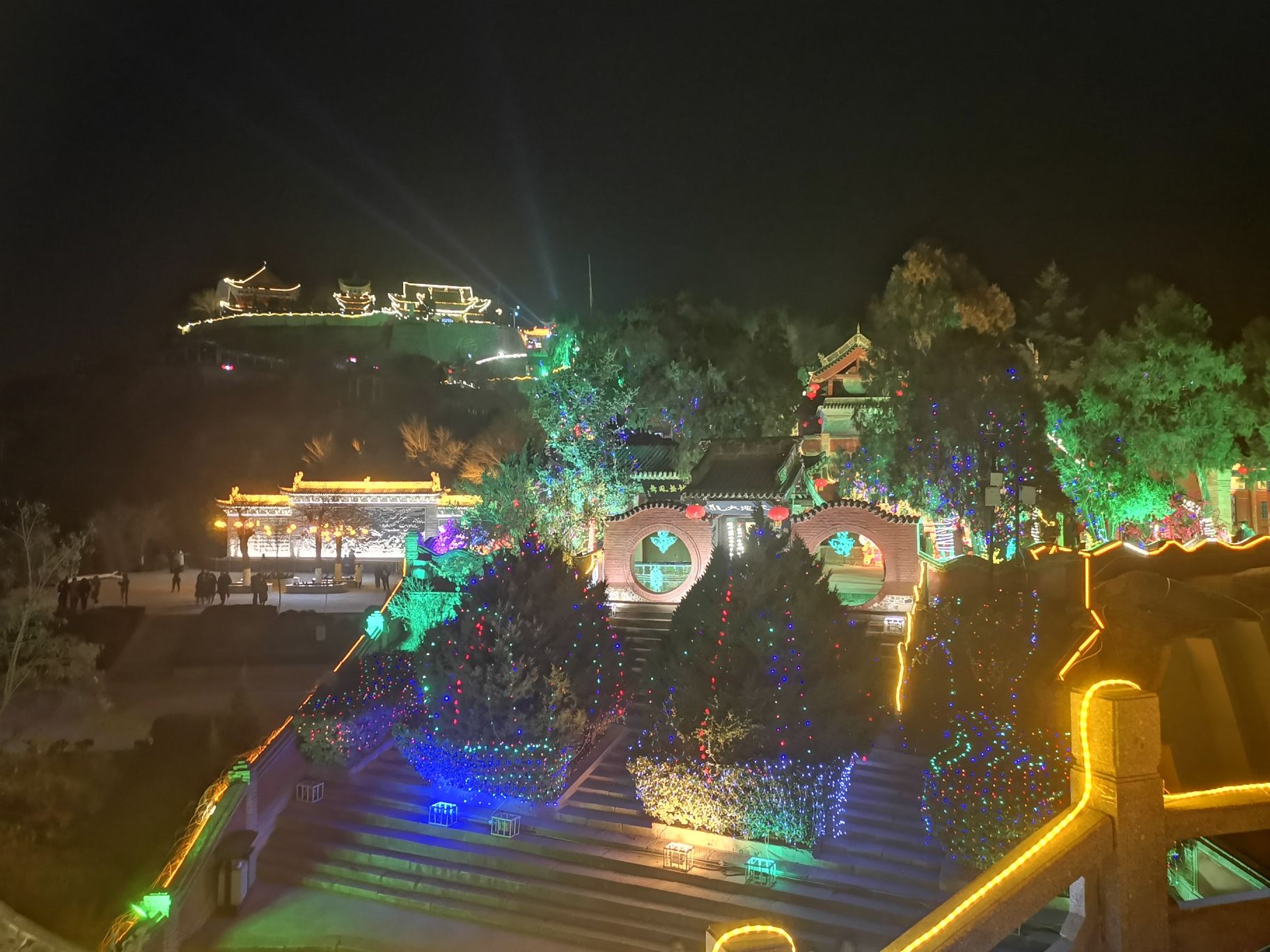 秦安泰山庙古建筑群实景照片