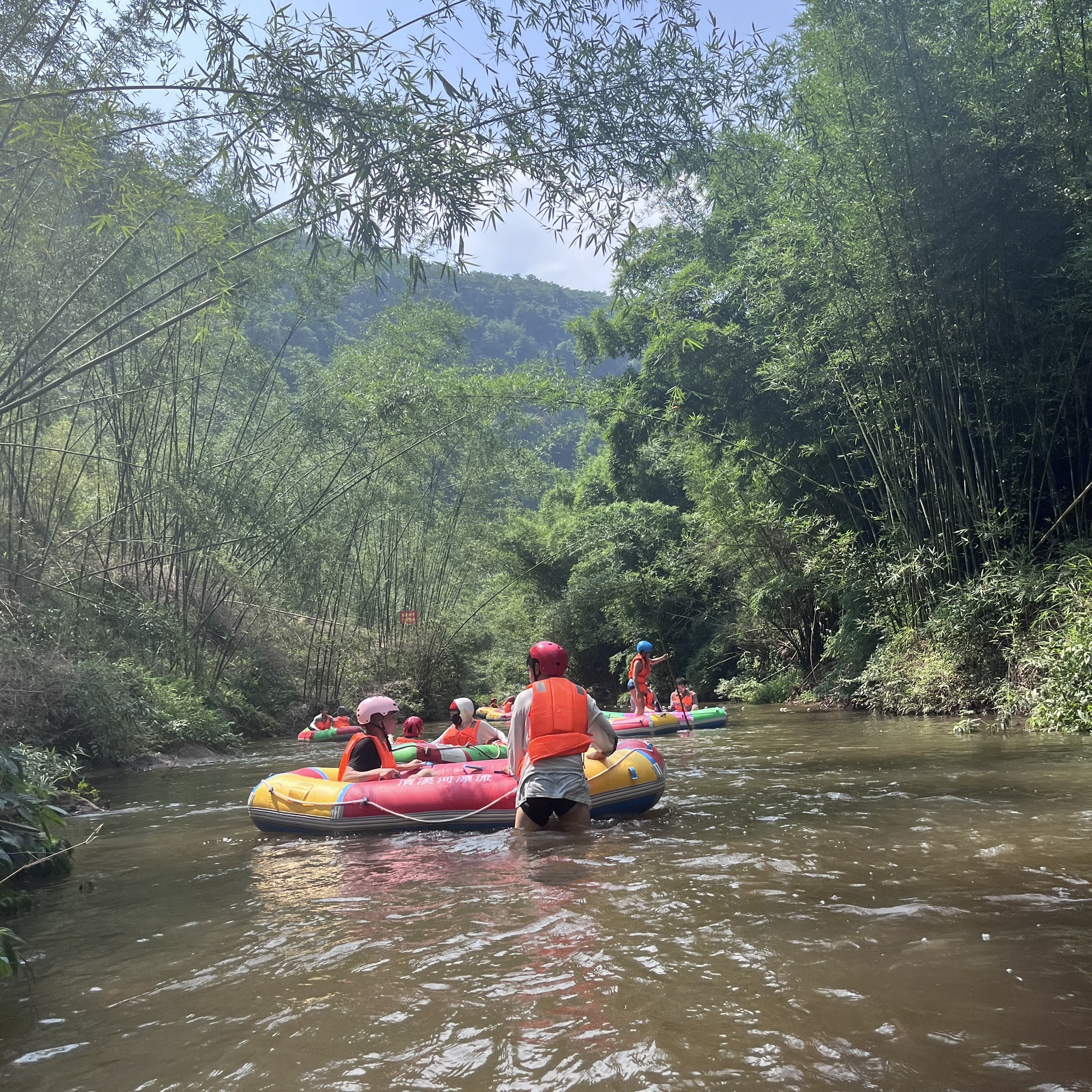 清溪河漂流旅行图片 2