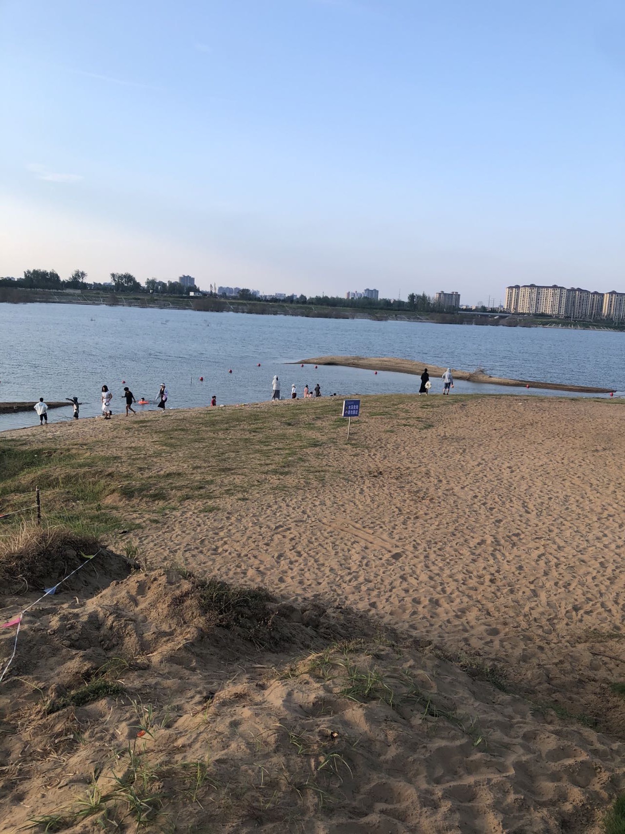 息县淮河金沙滩