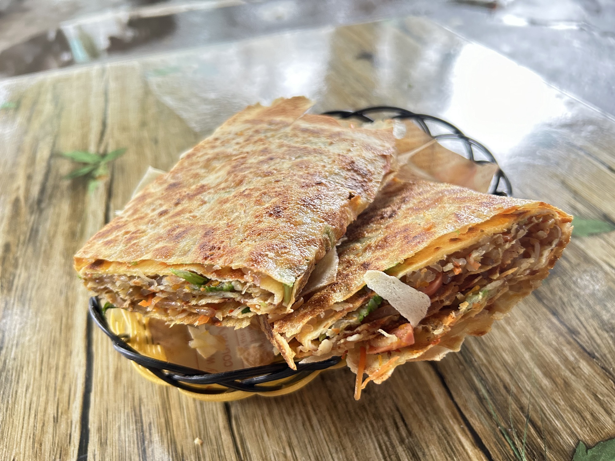 菜煎饼炸鸡馍