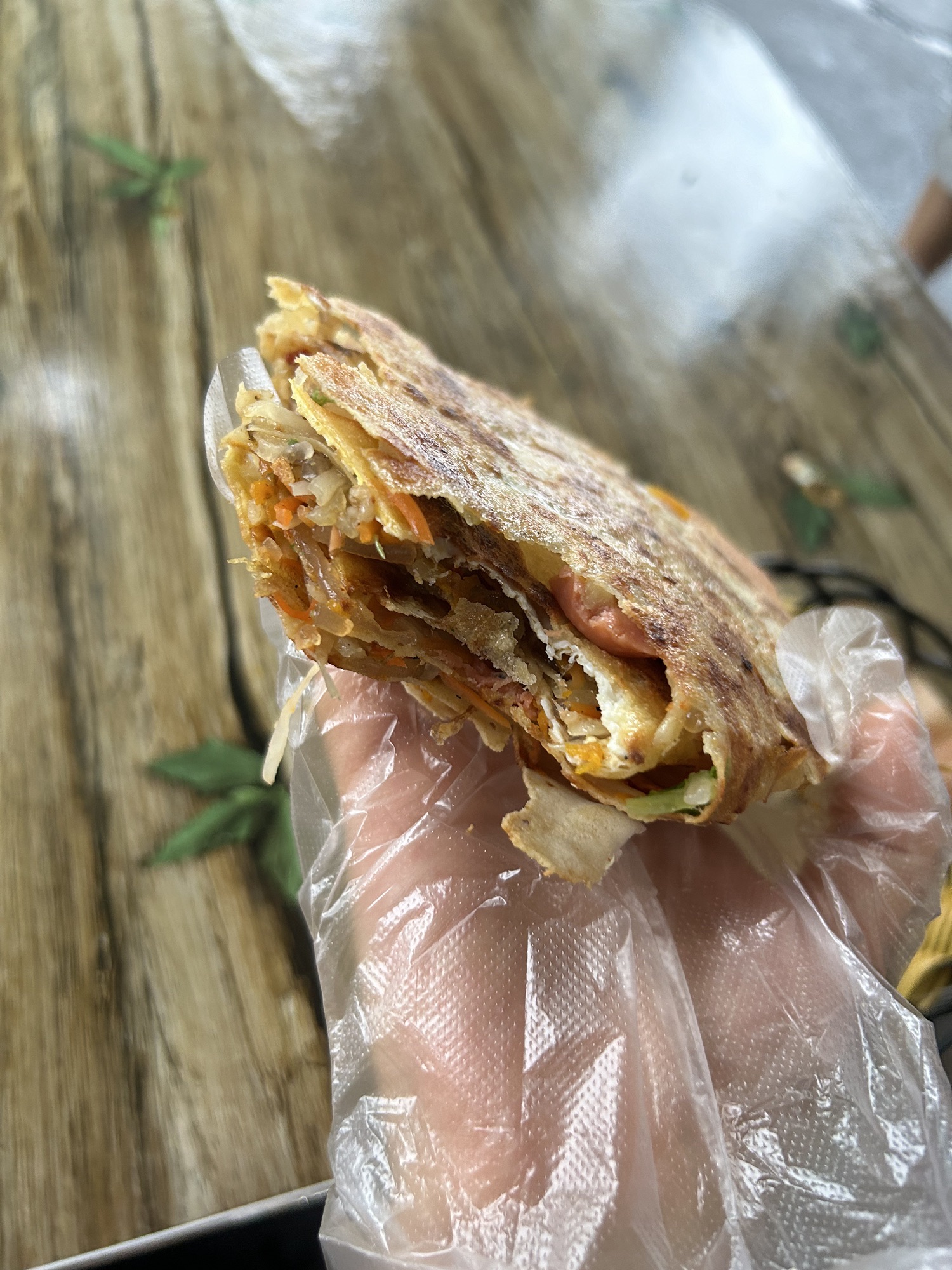 菜煎饼炸鸡馍