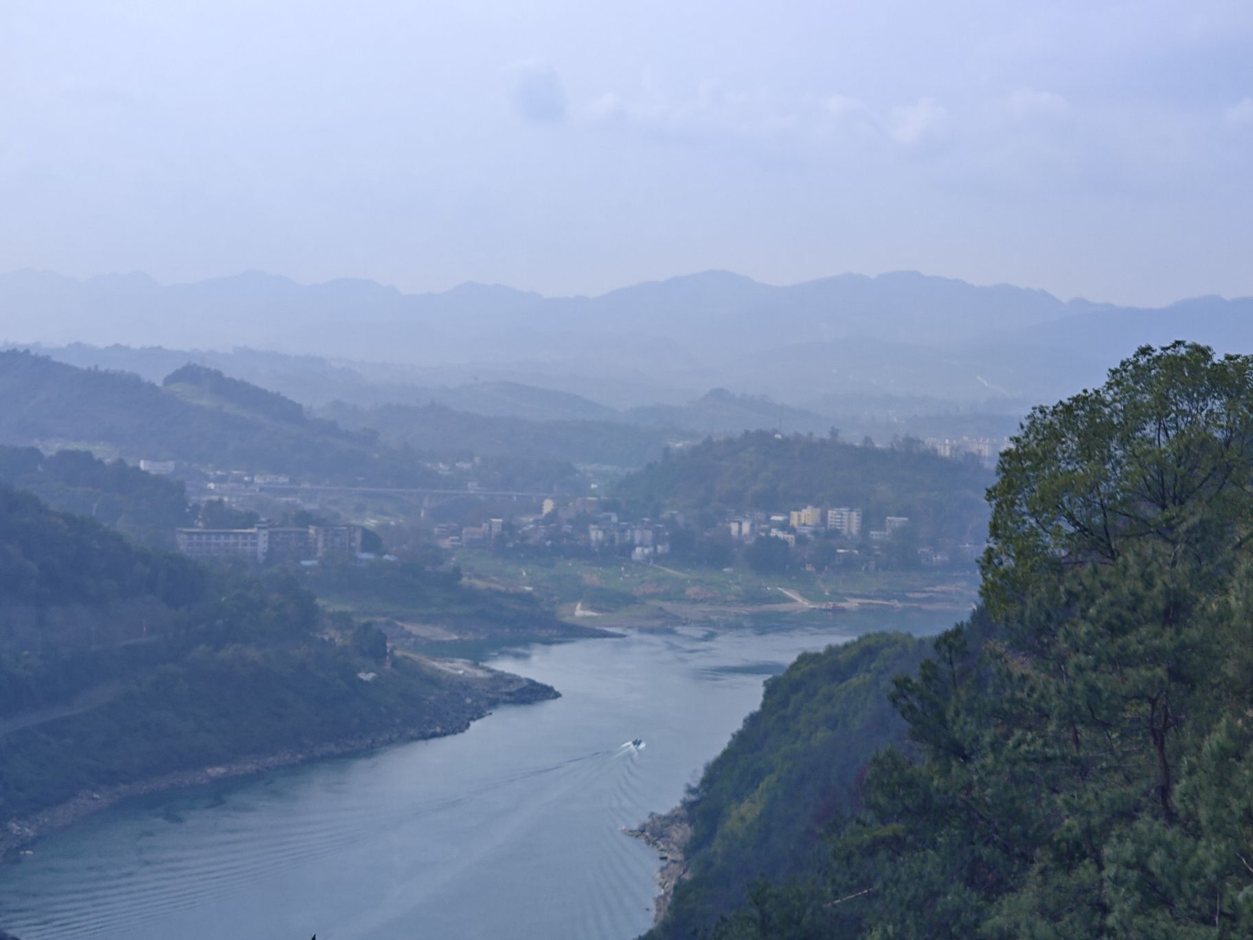 张飞古道嘉陵江观景台旅行图片 1