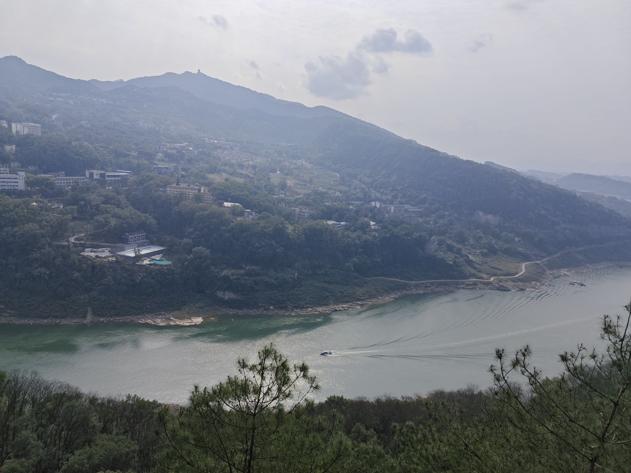 张飞古道嘉陵江观景台旅行图片 2