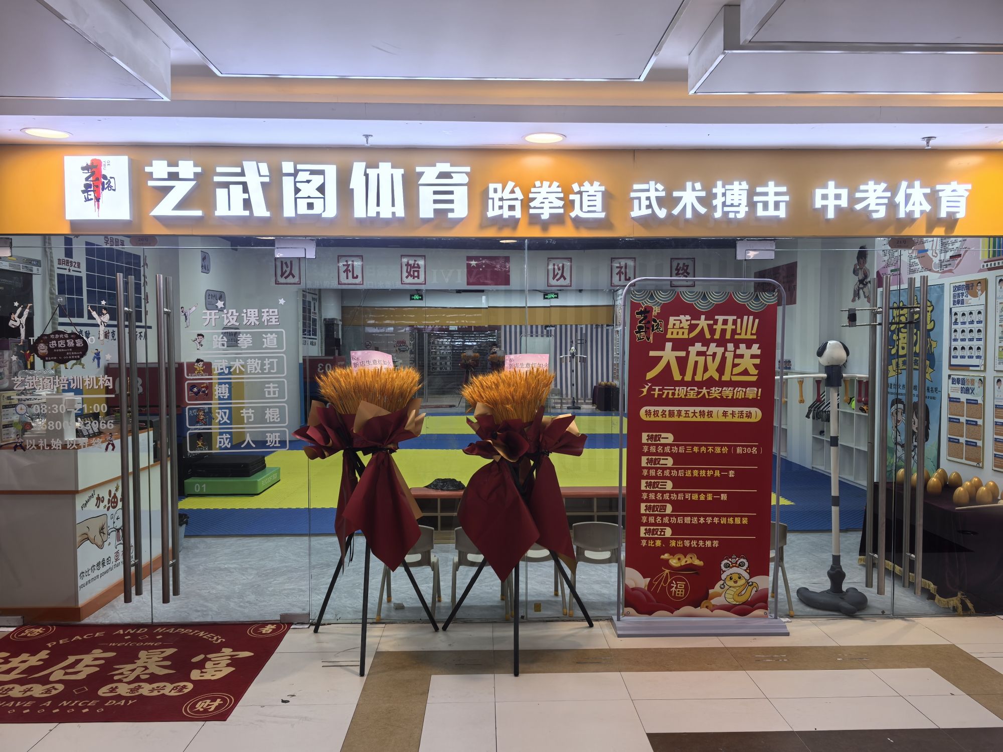 推荐场地-艺武阁跆拳道.武术.搏击