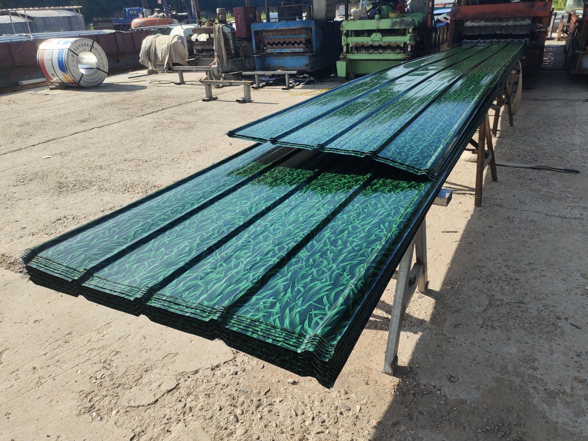 天工彩钢板钢结构阳光板楼承瓦厂