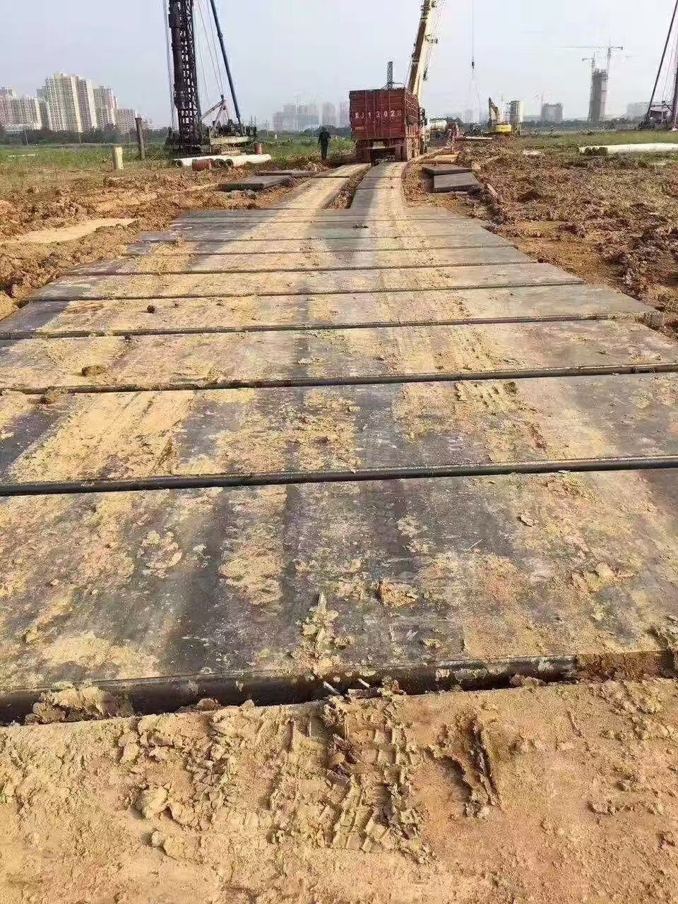 西安钢板租赁铺路钢板出租(达汇仓库)
