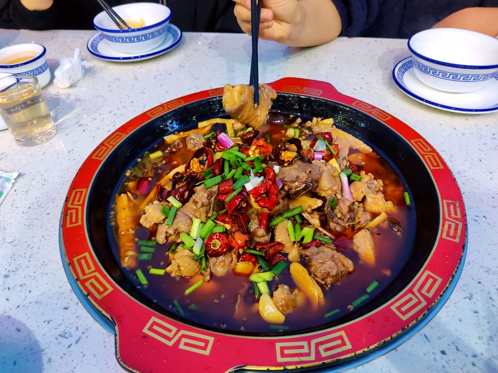 小时候.外婆烧鸡公